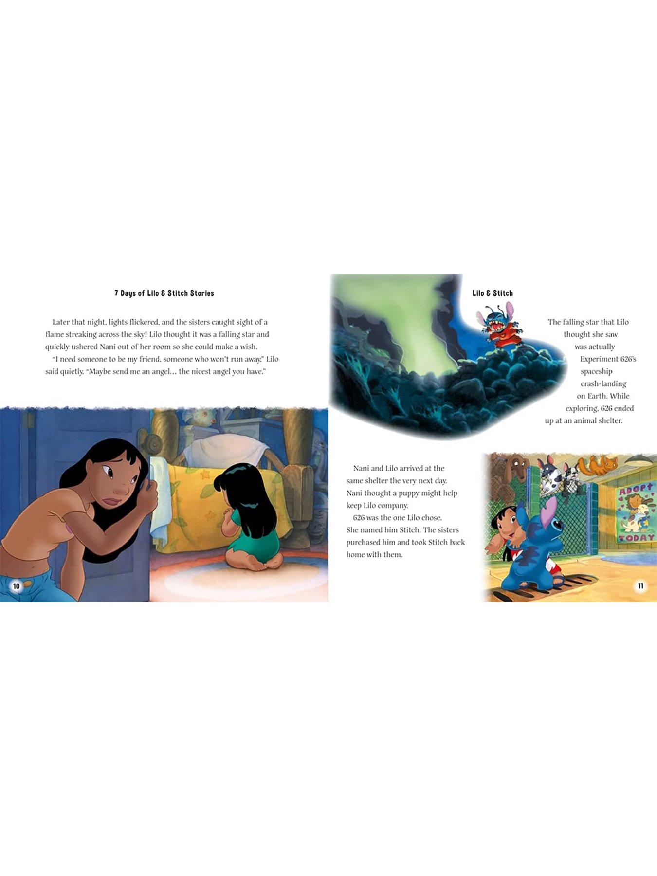 Image 2 of 5 of Disney Stitch Lilo &amp; Stitch 7 Days of Lilo &amp; Stitch Stories Book