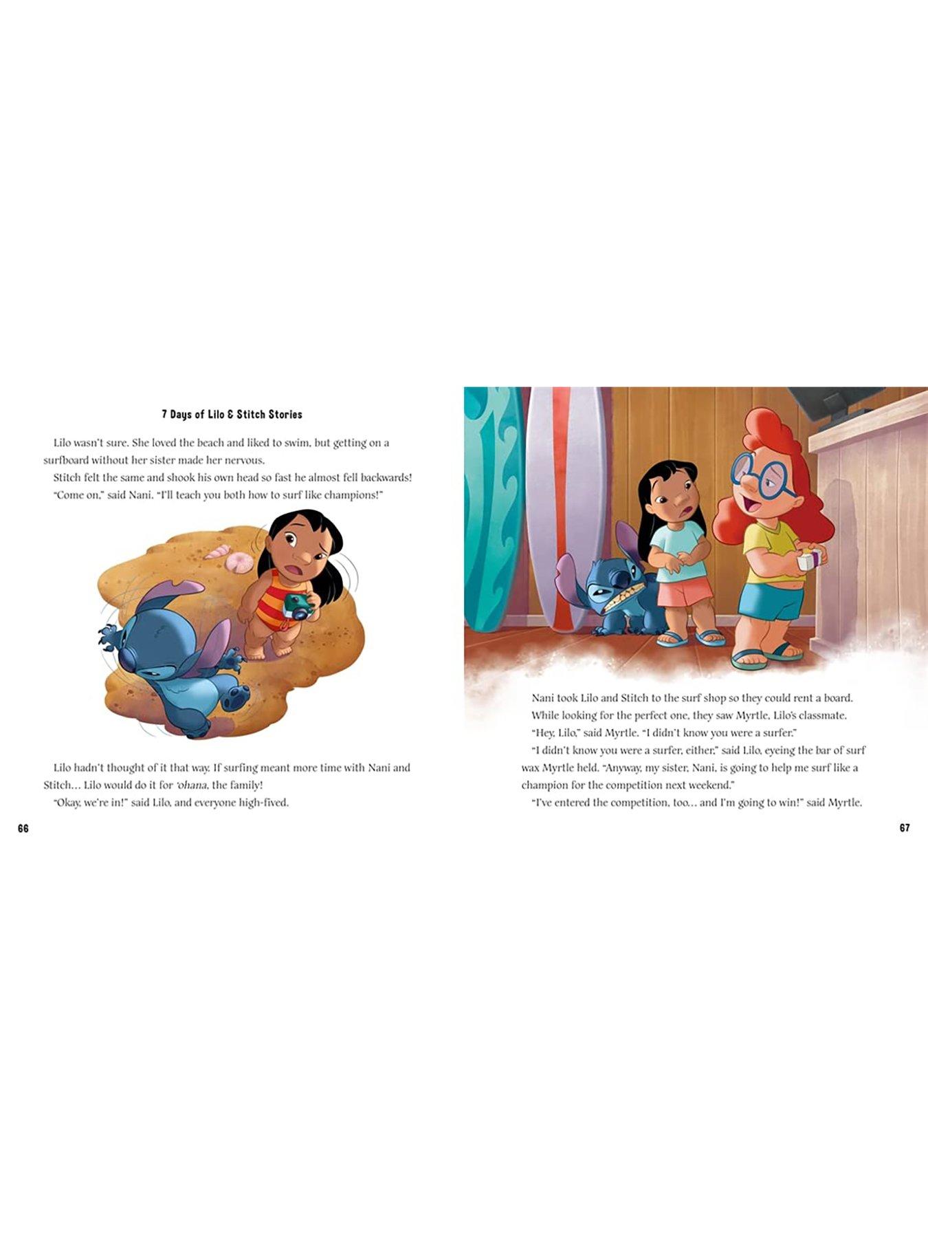 Image 4 of 5 of Disney Stitch Lilo &amp; Stitch 7 Days of Lilo &amp; Stitch Stories Book
