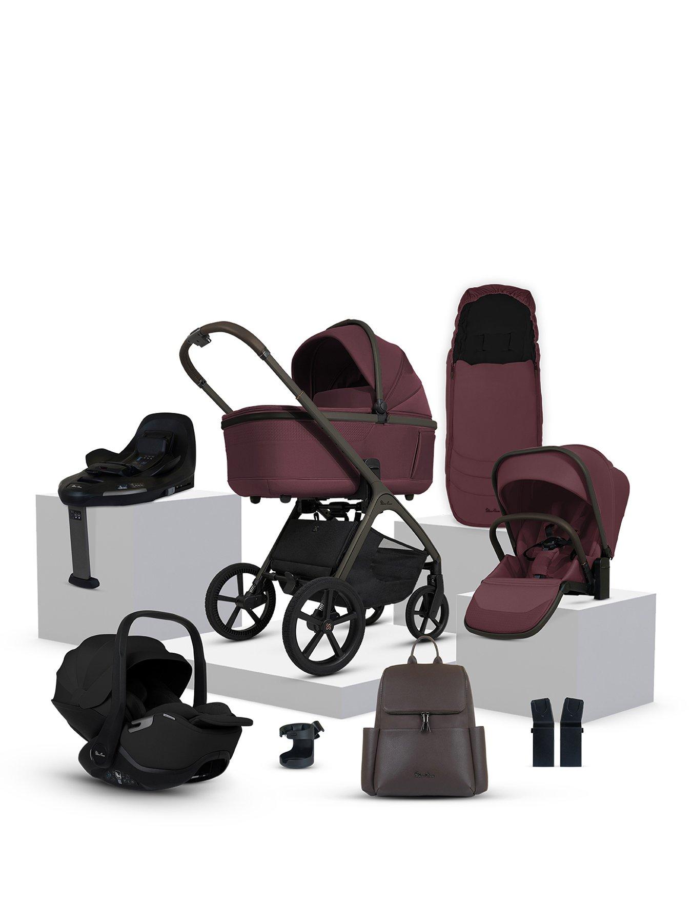 silver-cross-cove-ultimate-360-car-seat-bundle-damson-iconic-black-car-seats