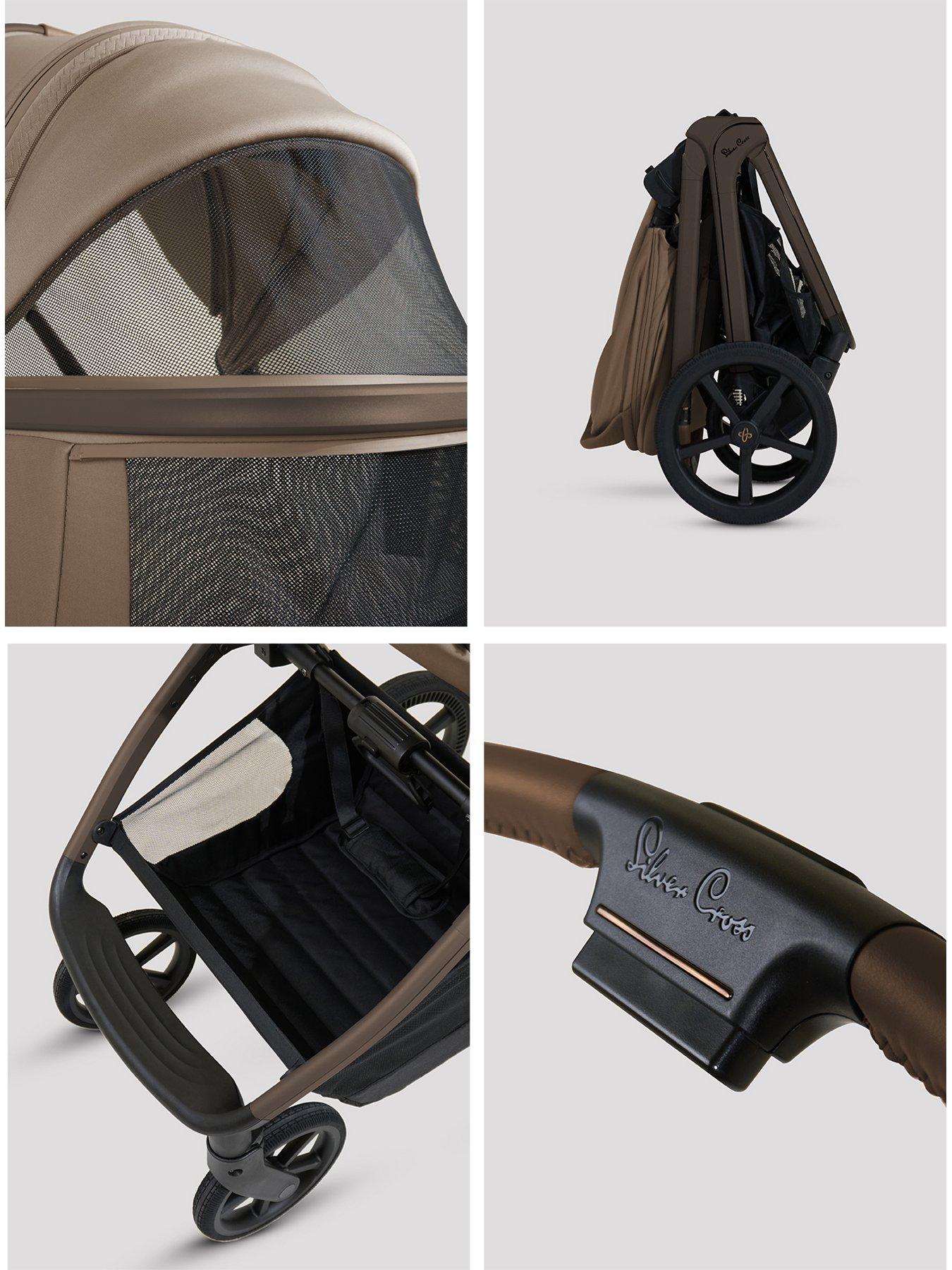  image of silver-cross-cove-ultimate-360-family-car-seat-bundle-maple-nautral-taupe-car-seats