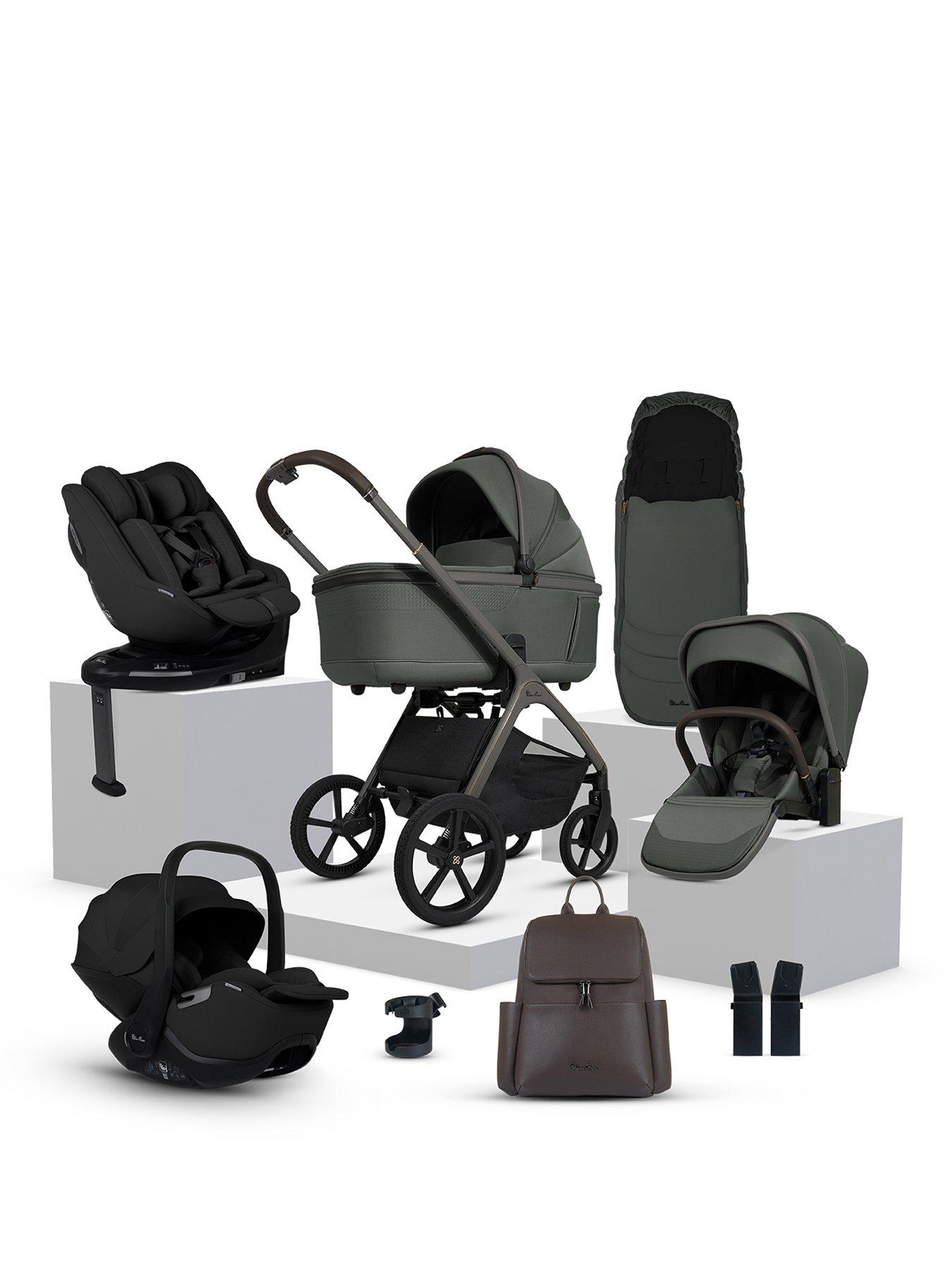 undefined Cove Ultimate 360 Family Car Seat Bundle - Pewter - Iconic Black Car Seats