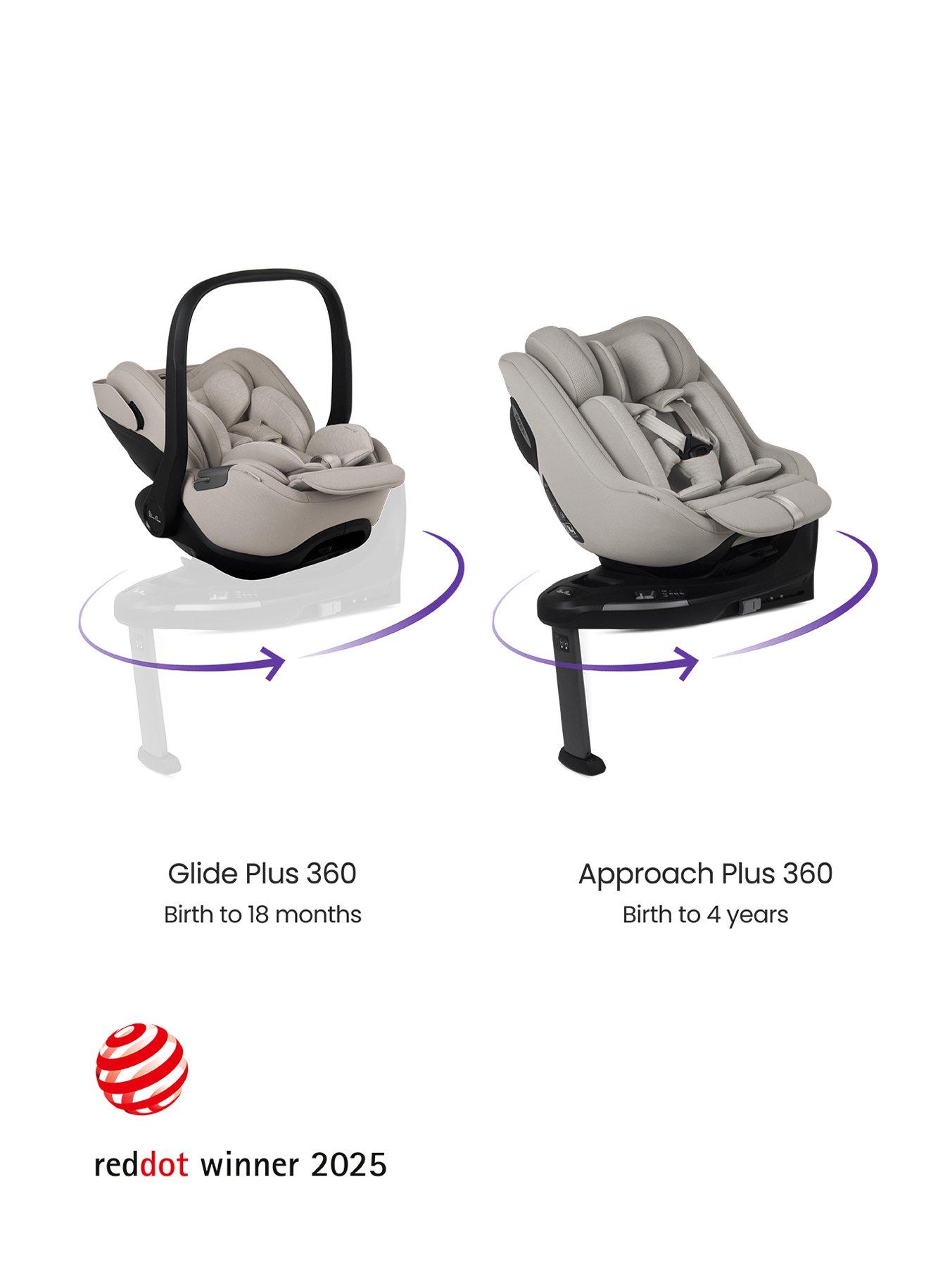 Image 4 of 7 of Silver Cross Cove Ultimate 360 Family Car Seat Bundle - Champagne - Natural Taupe