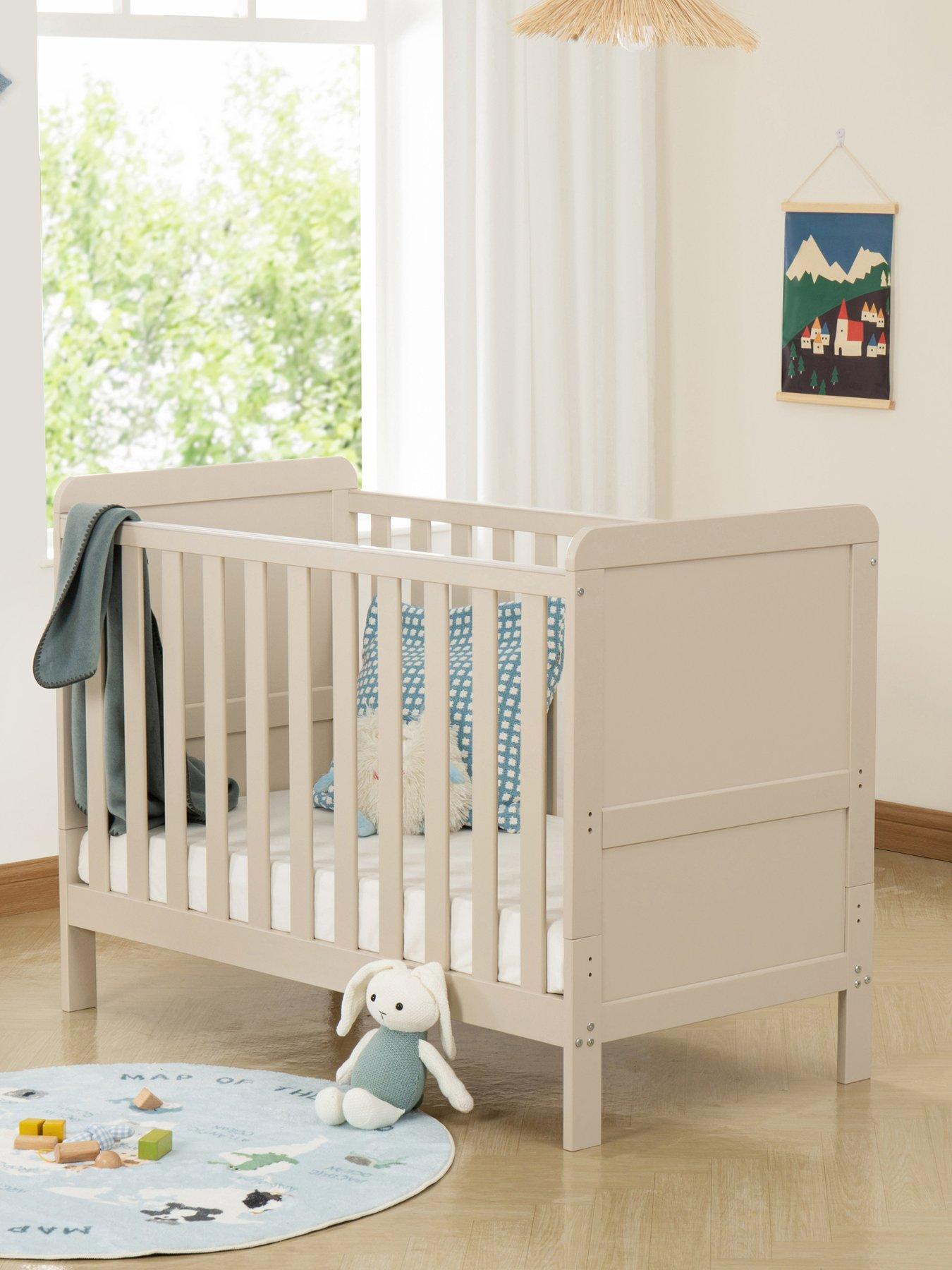 undefined Caro Urban Mini Cot Bed - Cashmere