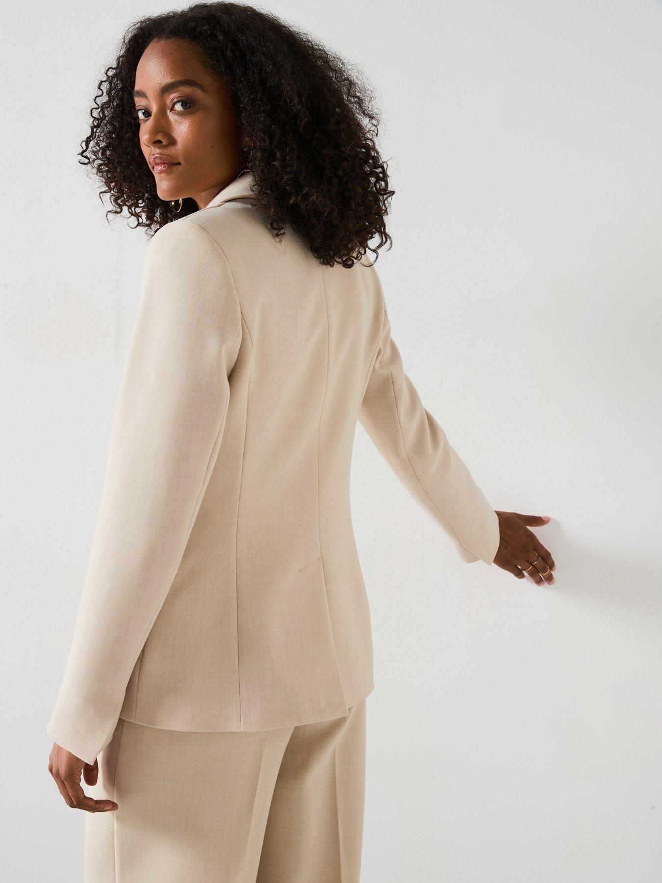 Image 2 of 6 of Forever New Lulu Gold Button Blazer