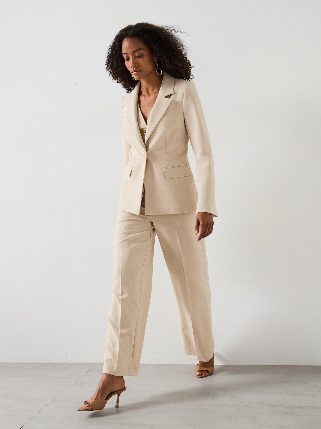 Image 3 of 6 of Forever New Lulu Gold Button Blazer