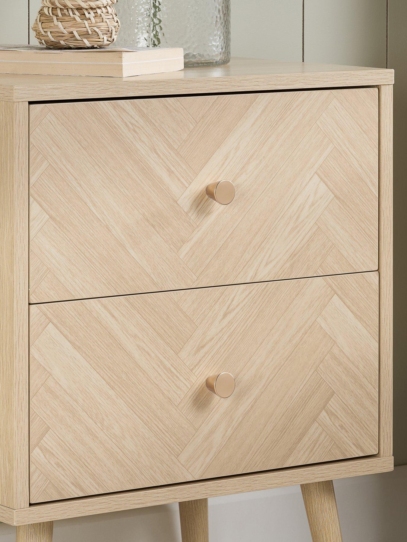 Image 3 of 4 of Birlea Herringford 2 Drawer Bedside