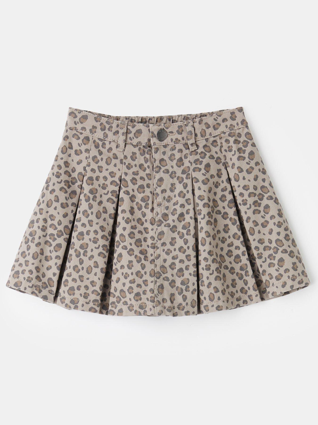 the-very-collection-girls-pleat-skirt-animal-print