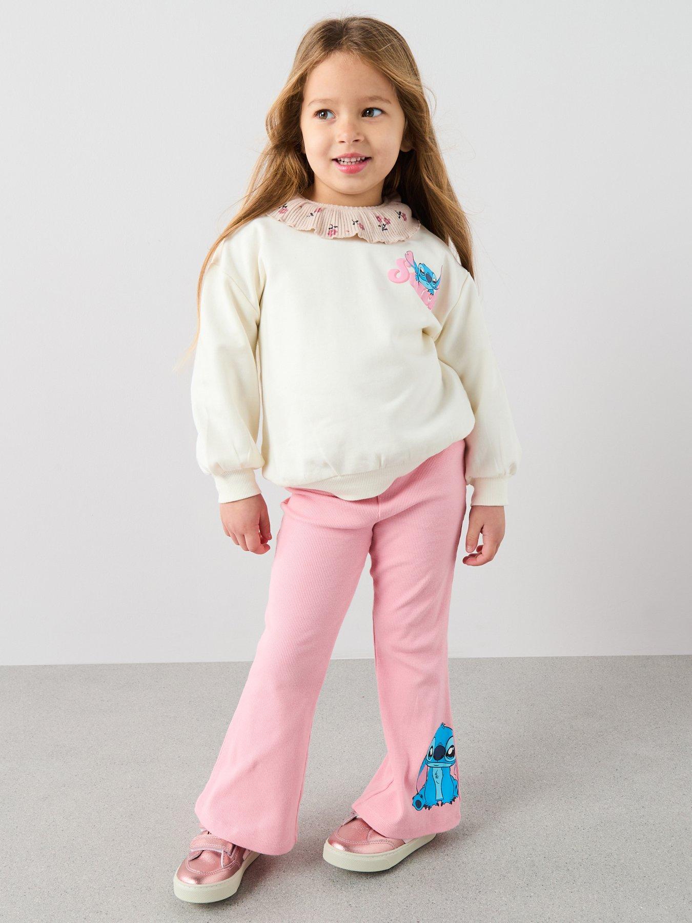 Disney Lilo & Stitch Lilo  &  Stitch Rib Legging Set - Pink