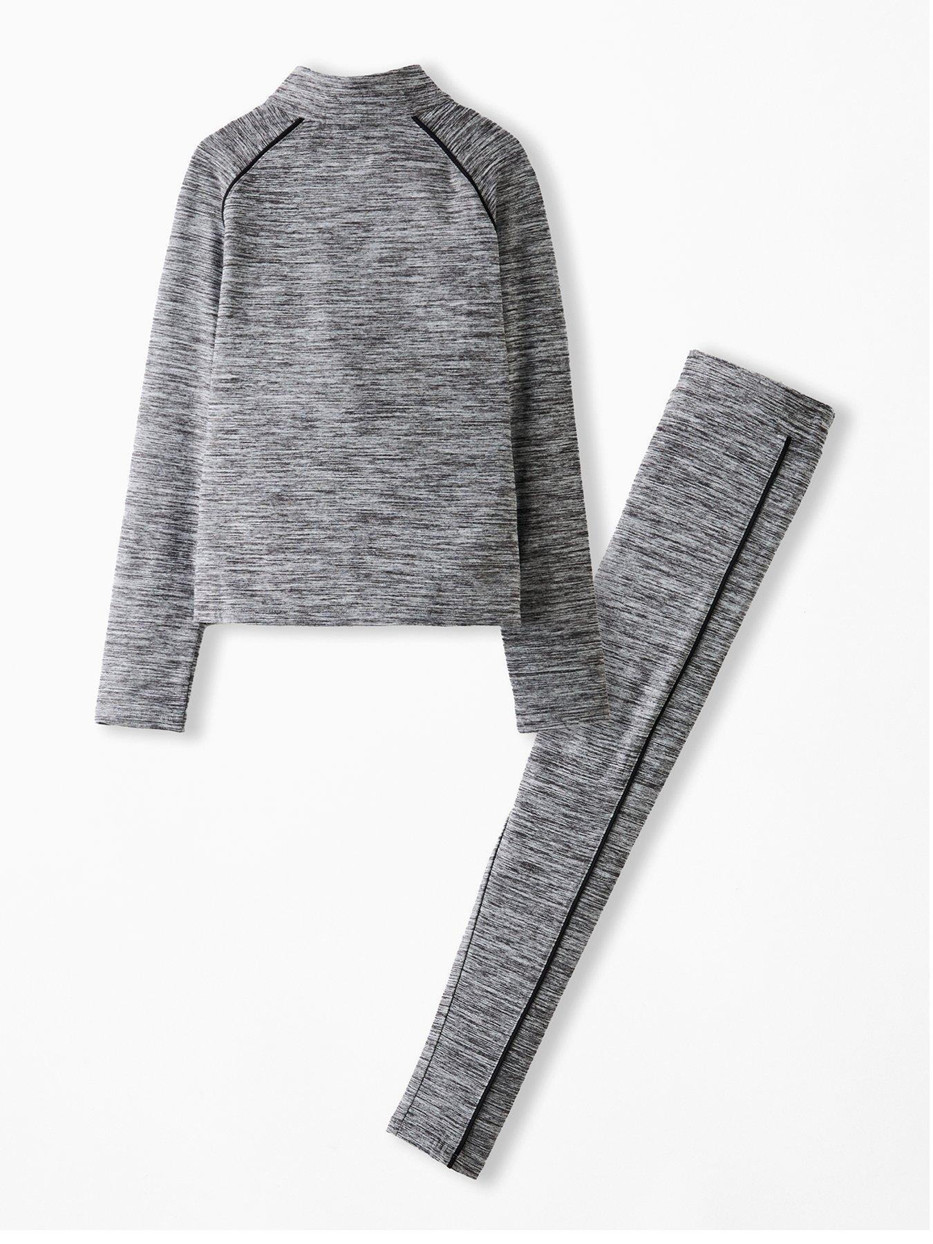back image of the-very-collection-girls-space-dye-active-set-grey