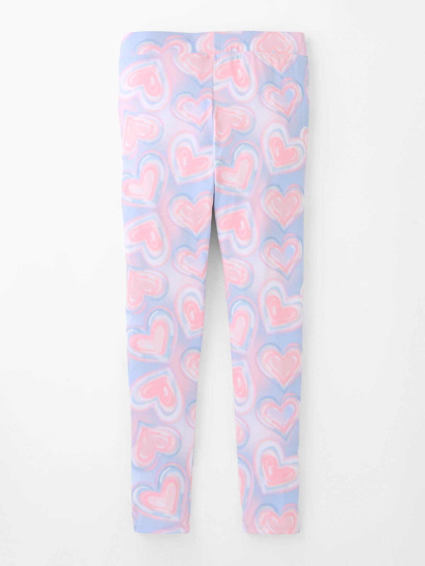 back image of the-very-collection-girls-active-legging-print