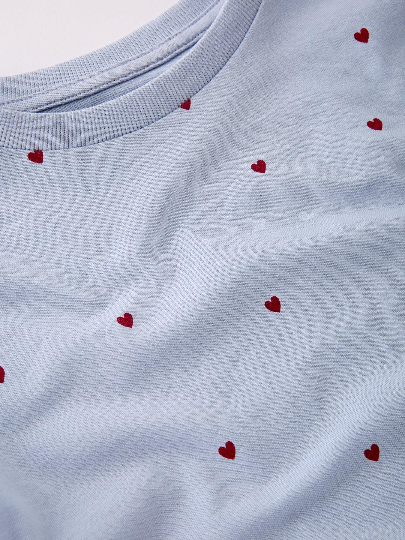 Image 4 of 4 of The Very Collection Girls 2 Pack Ski Slogan And Stripe Long Sleeve Tops - Multi