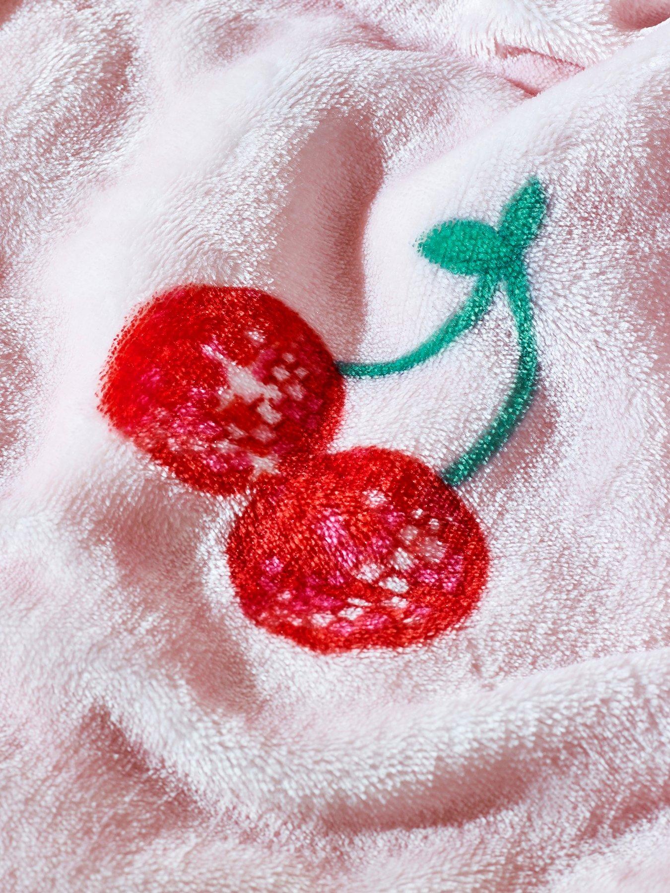  image of catherine-lansfield-disco-cherries-throw--200x240cm