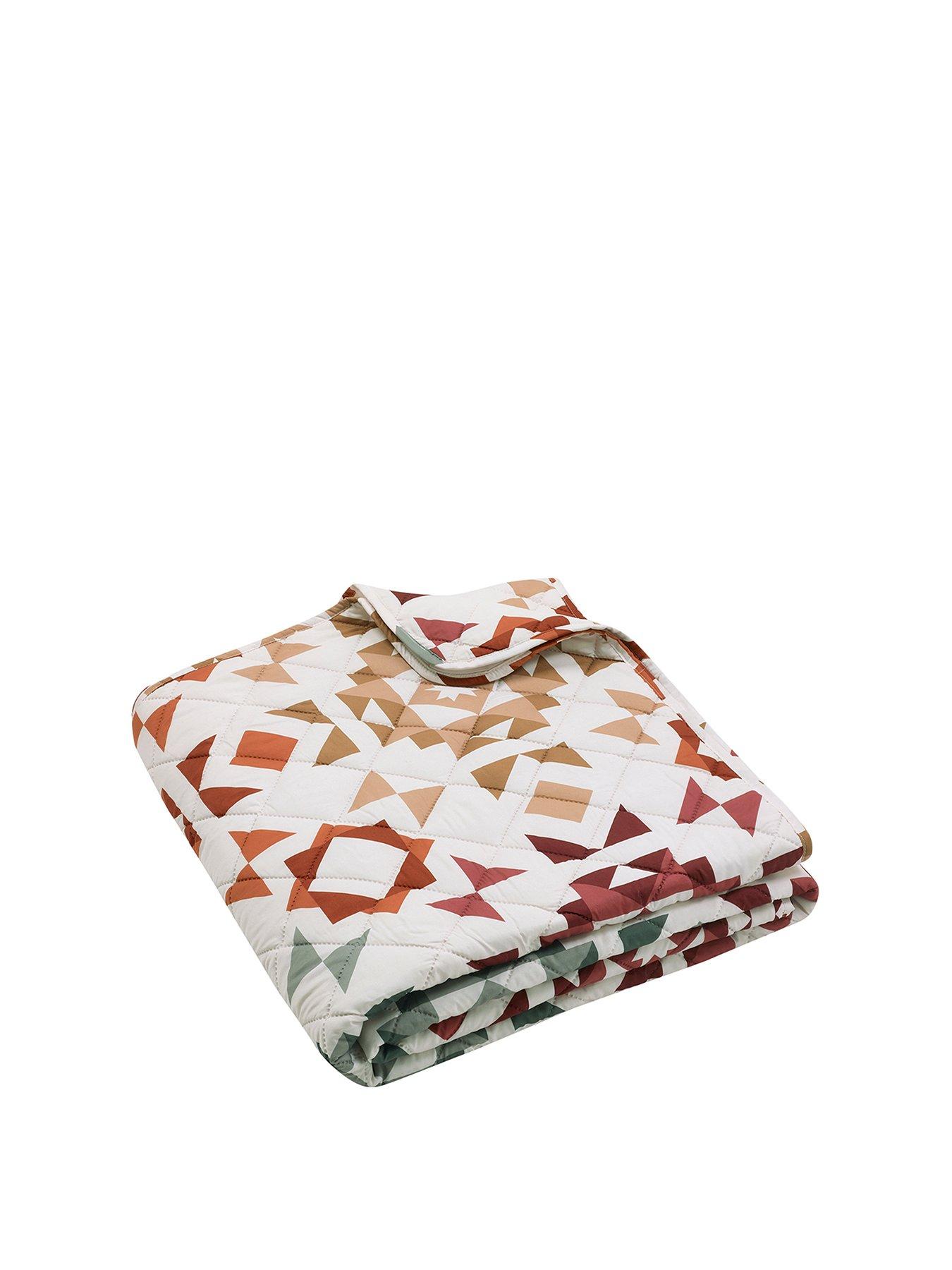 Image 2 of 3 of Catherine Lansfield Autumn Patchwork Bedspread- 220x230cm