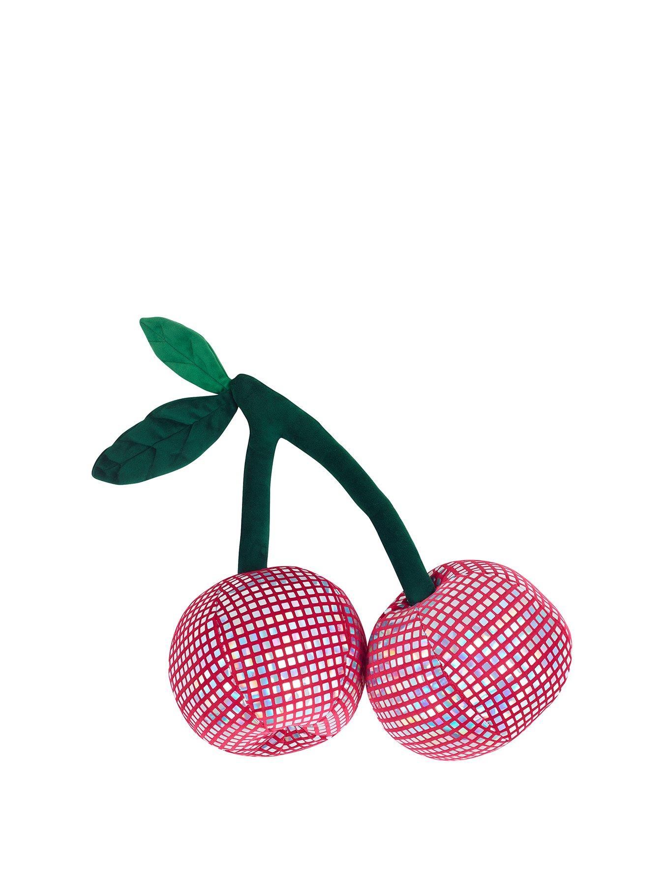 Image 2 of 3 of Catherine Lansfield Disco Cherries 3d Cushion