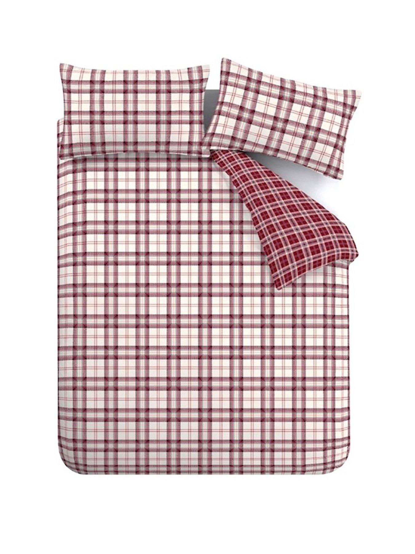Image 2 of 6 of Catherine Lansfield Kelso Check Duvet Set- King