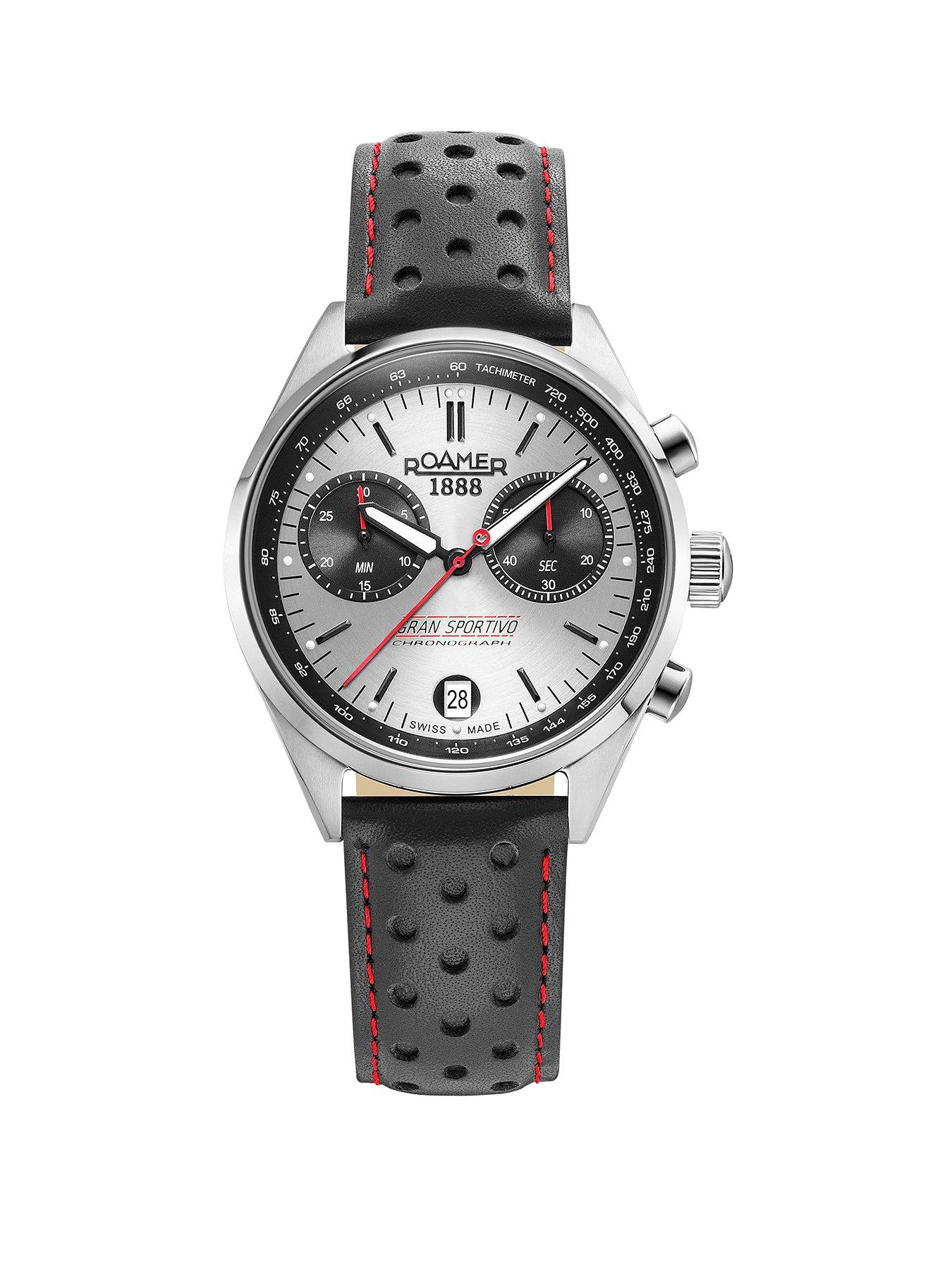 stillFront image of roamer-of-switzerland-limited-edition-interchangeable-box-set-with-additional-black-leather-strap--very-exclusive