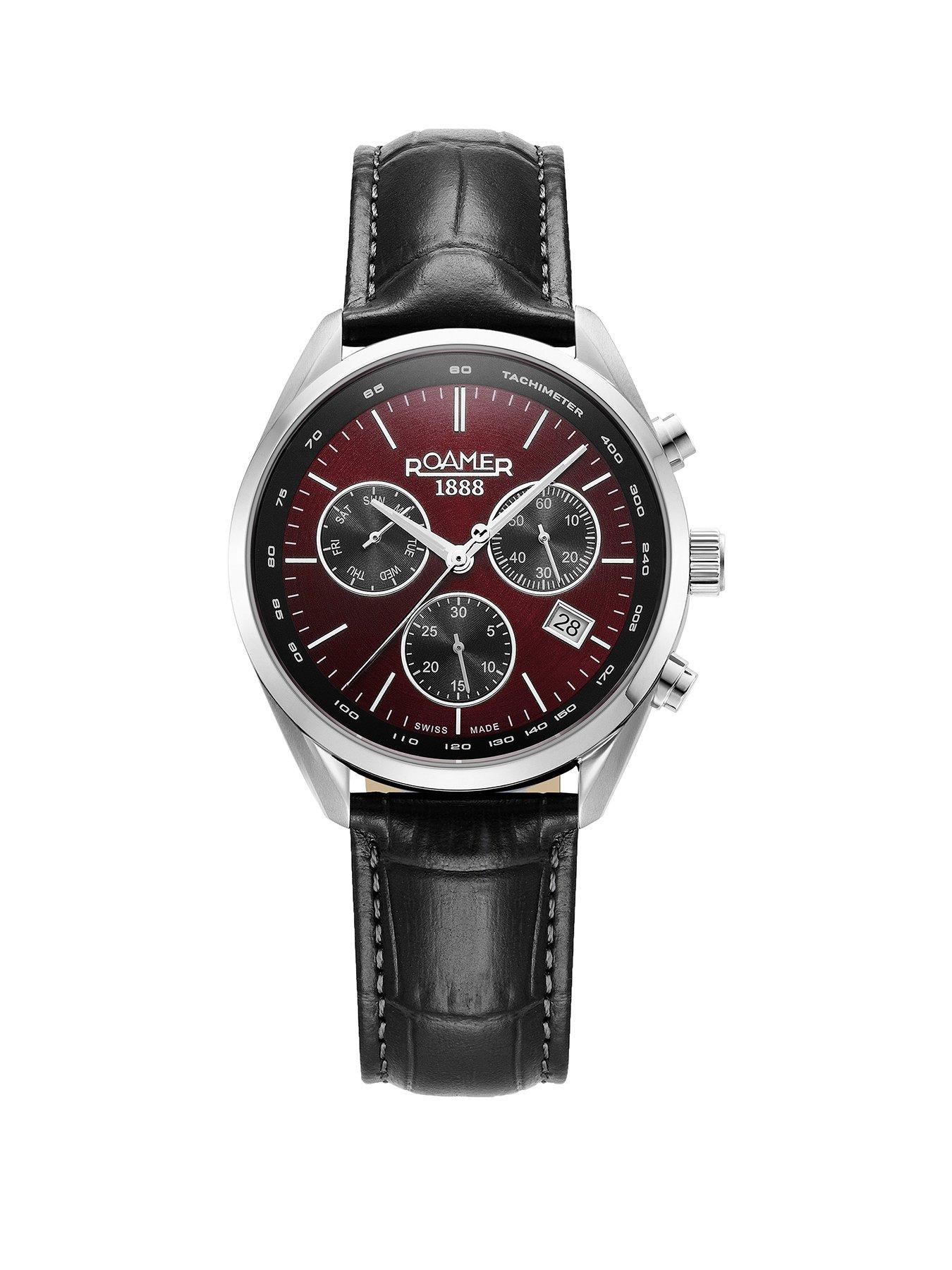 Roamer of Switzerland Pro Chrono Gents Burgundy Dial watch