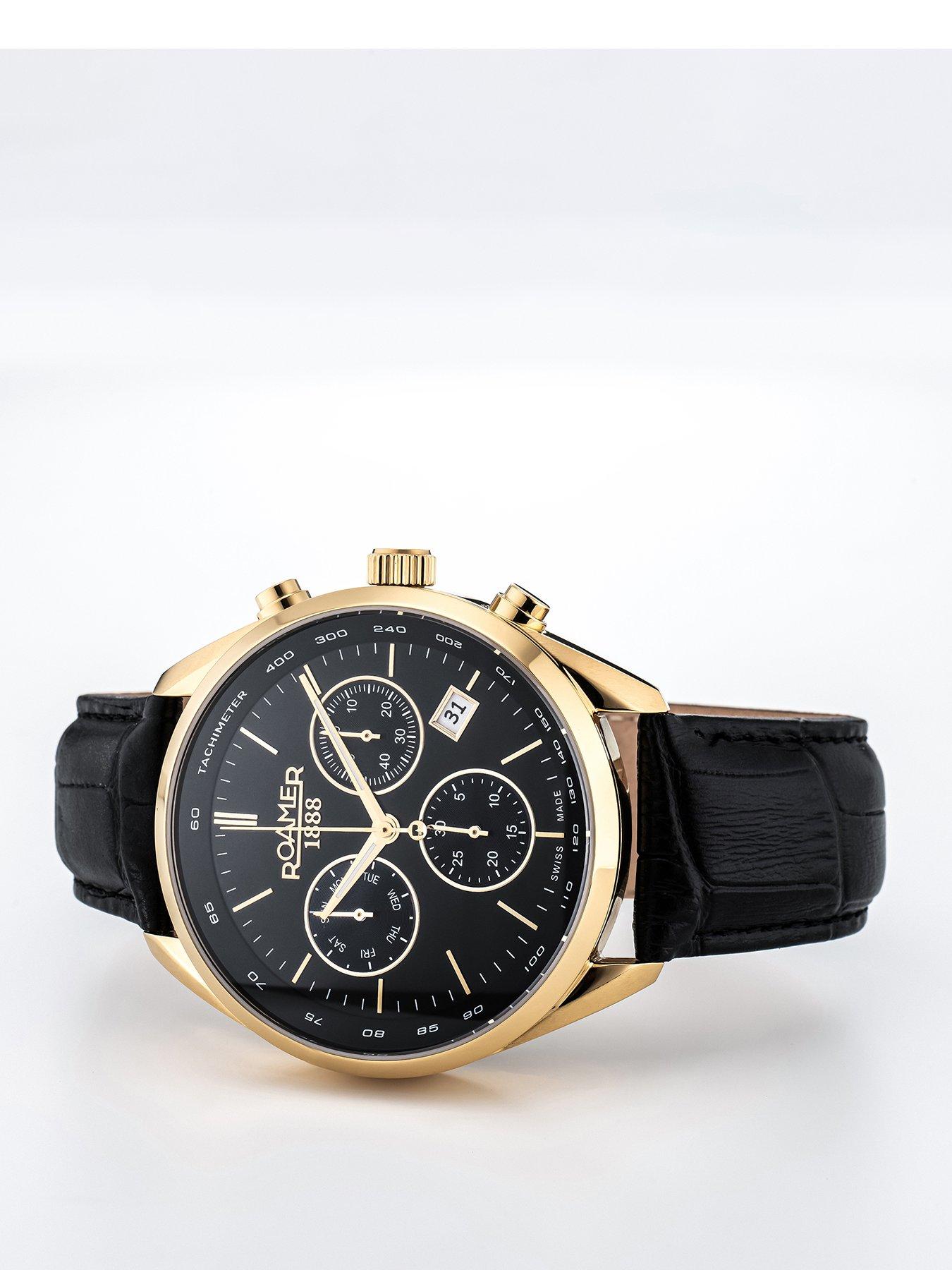 Image 2 of 4 of Roamer of Switzerland Pro Chrono Gents Black Dial watch