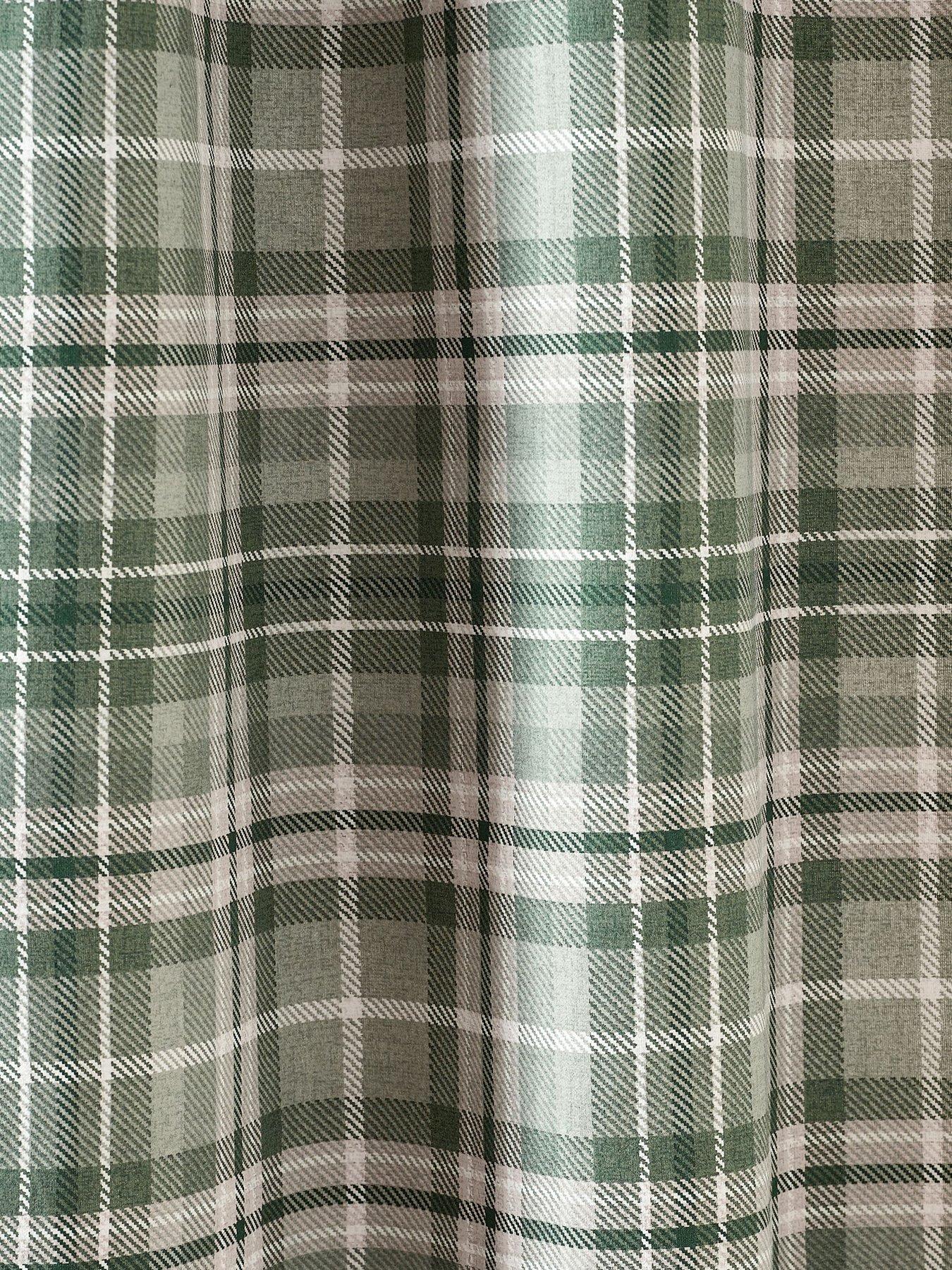 Image 3 of 4 of Catherine Lansfield Cullen Thermal Check Curtains
