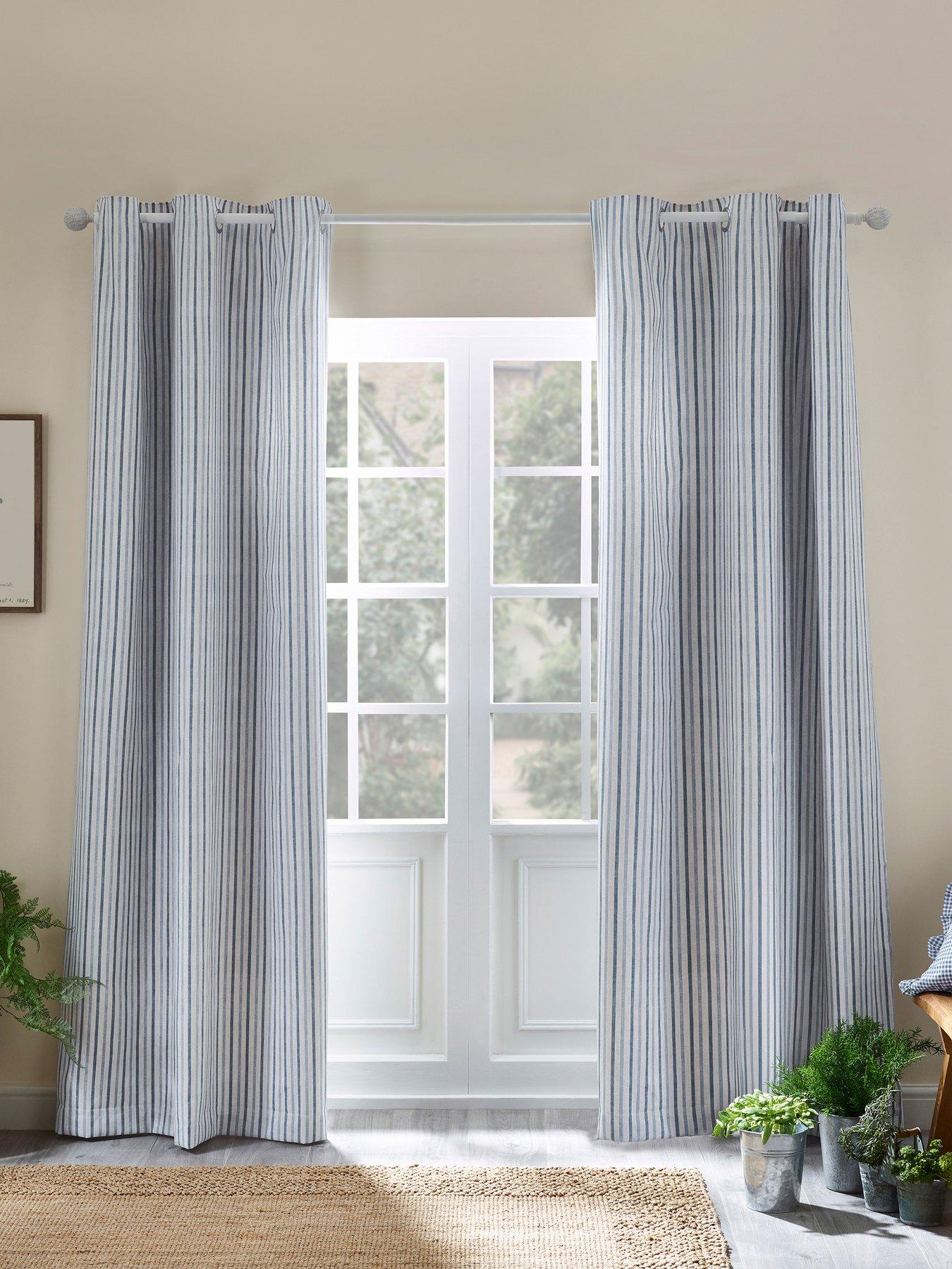 Catherine Lansfield Logan Stripe Curtains