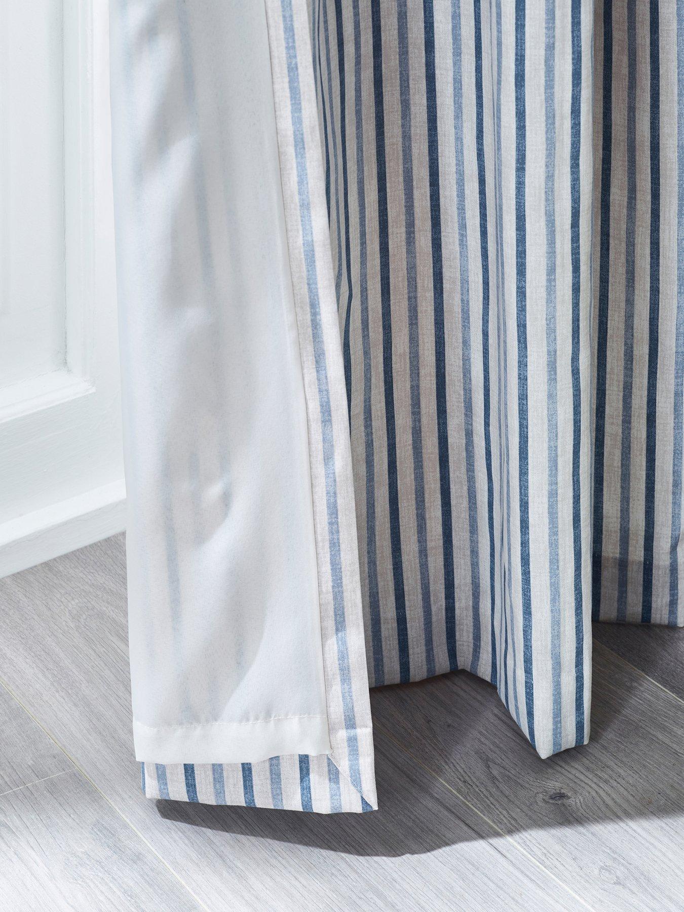 Image 4 of 4 of Catherine Lansfield Logan Stripe Curtains