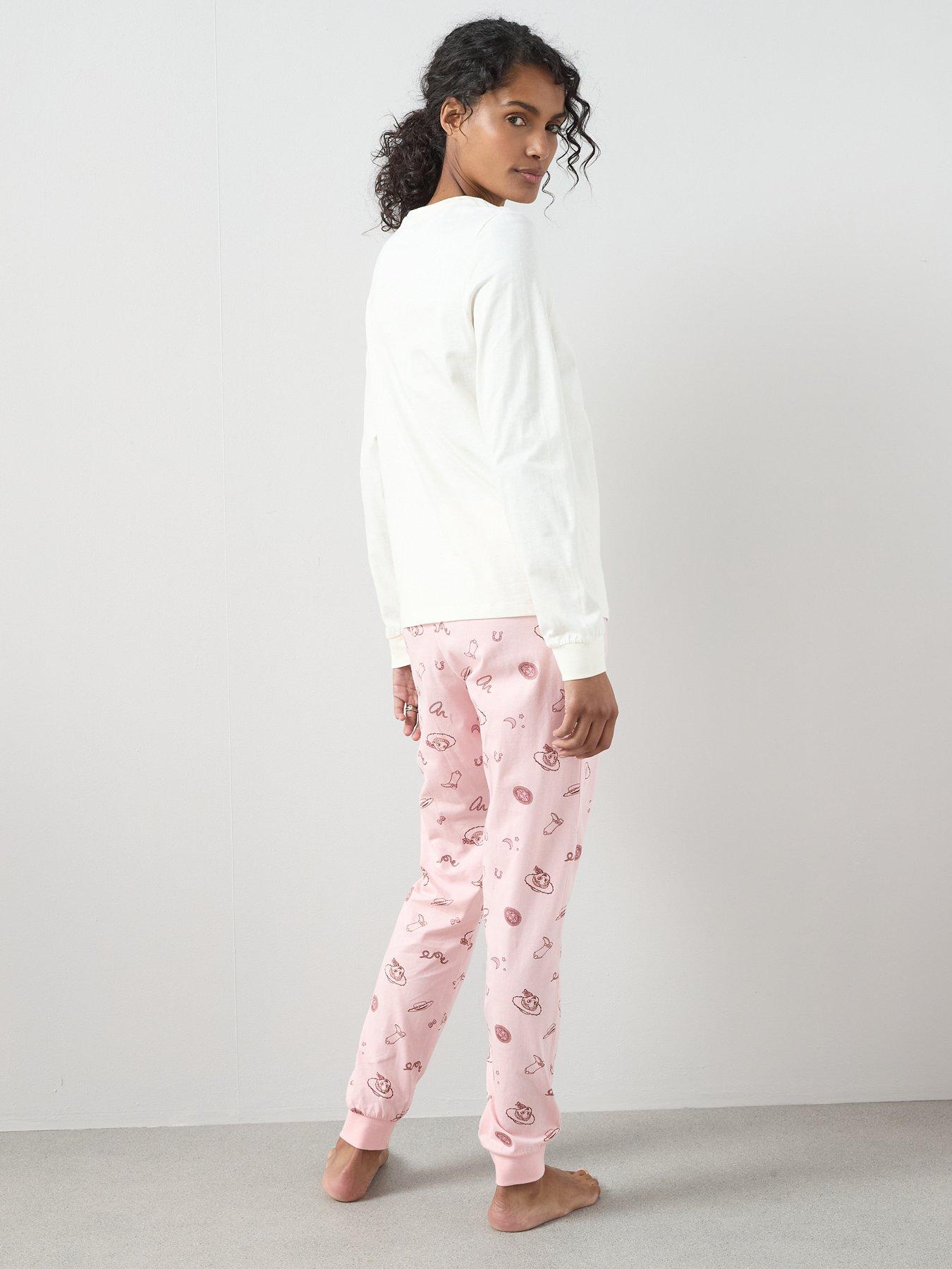  image of the-very-collection-toy-story-jessie-long-leg-pyjama-set-pink