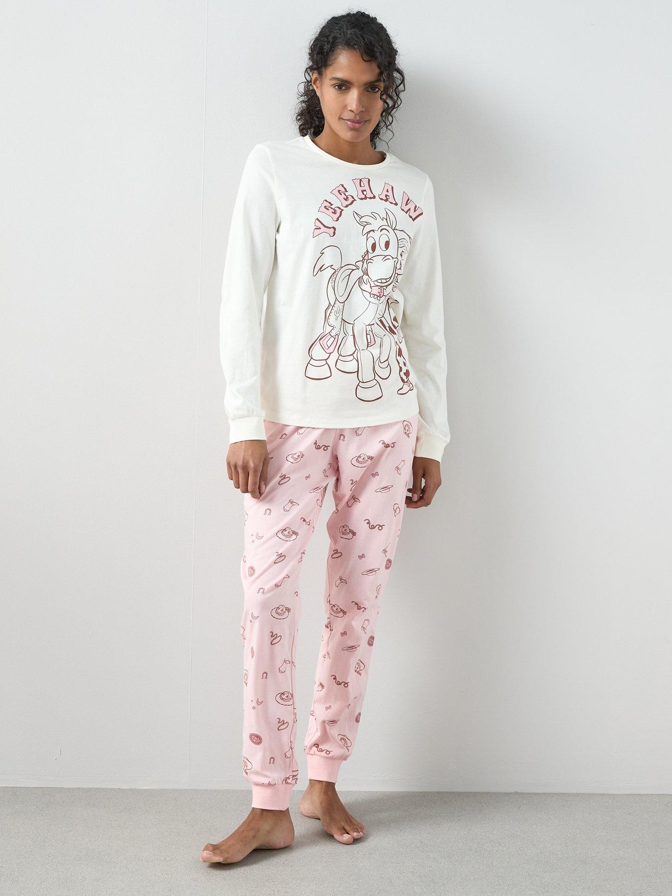  image of the-very-collection-toy-story-jessie-long-leg-pyjama-set-pink