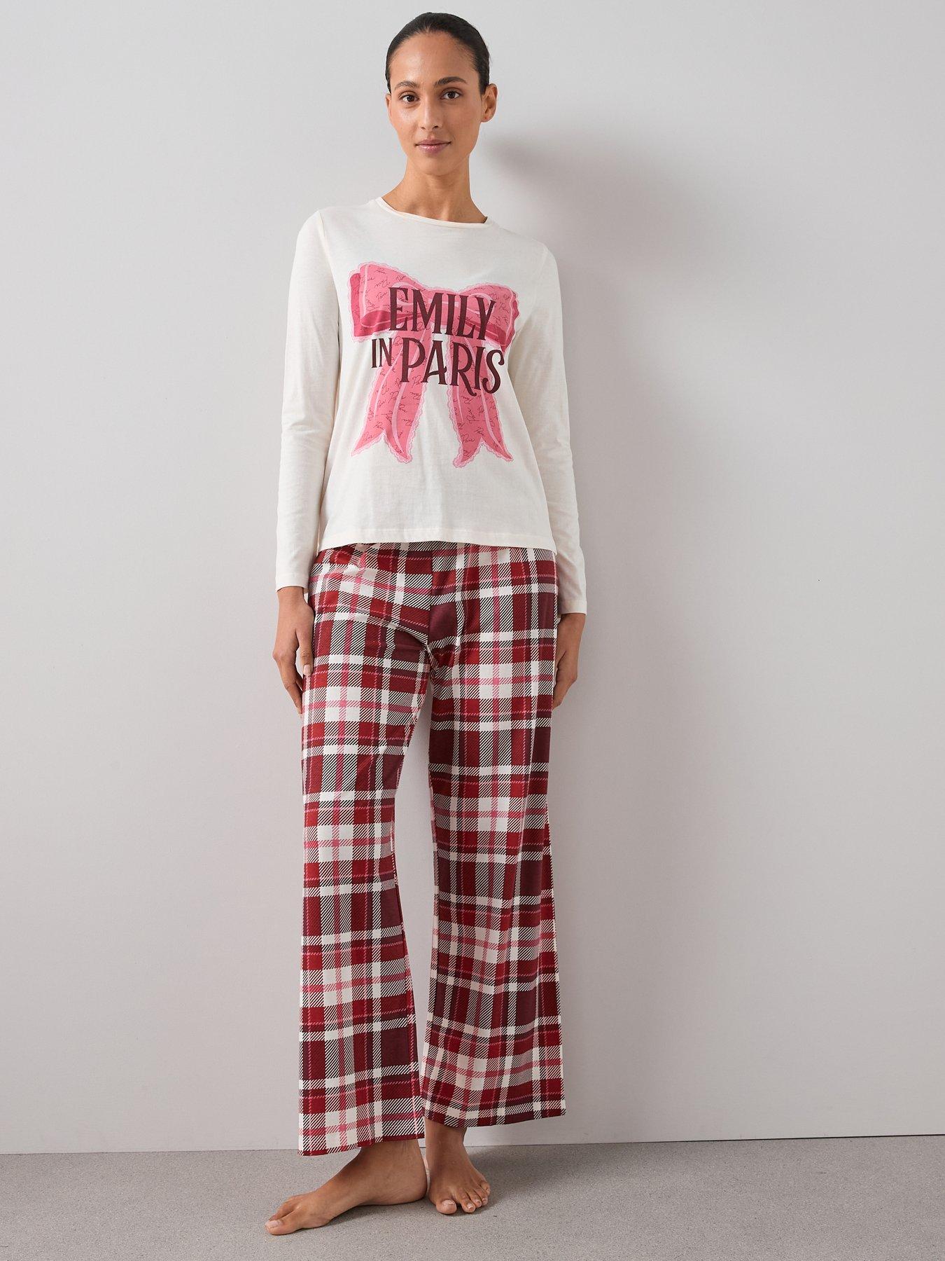  image of the-very-collection-emily-in-paris-long-sleeve-pyjamas-multi