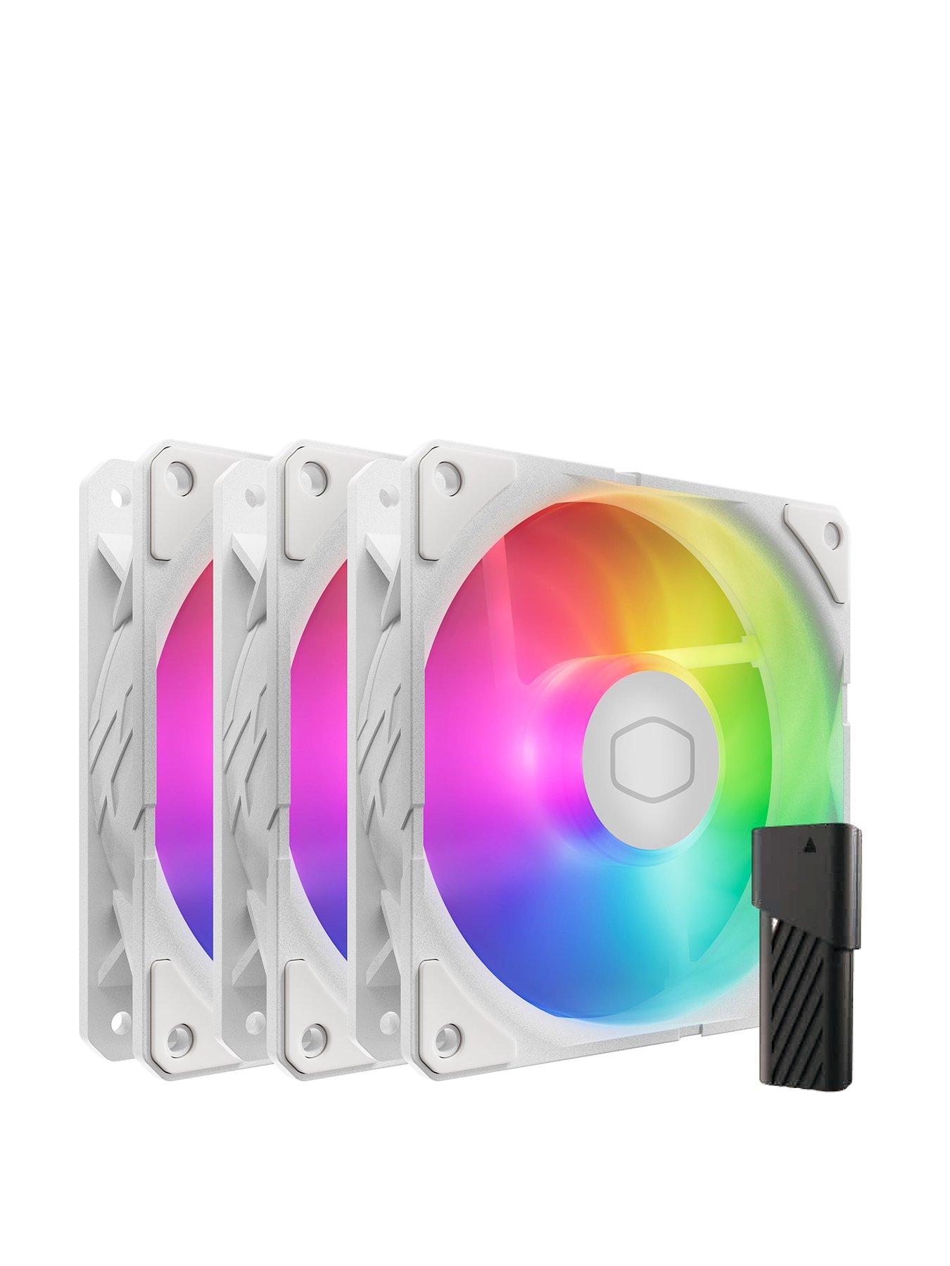 undefined SickleFlow Edge 120 ARGB CPU Fan - 3 Pack, White