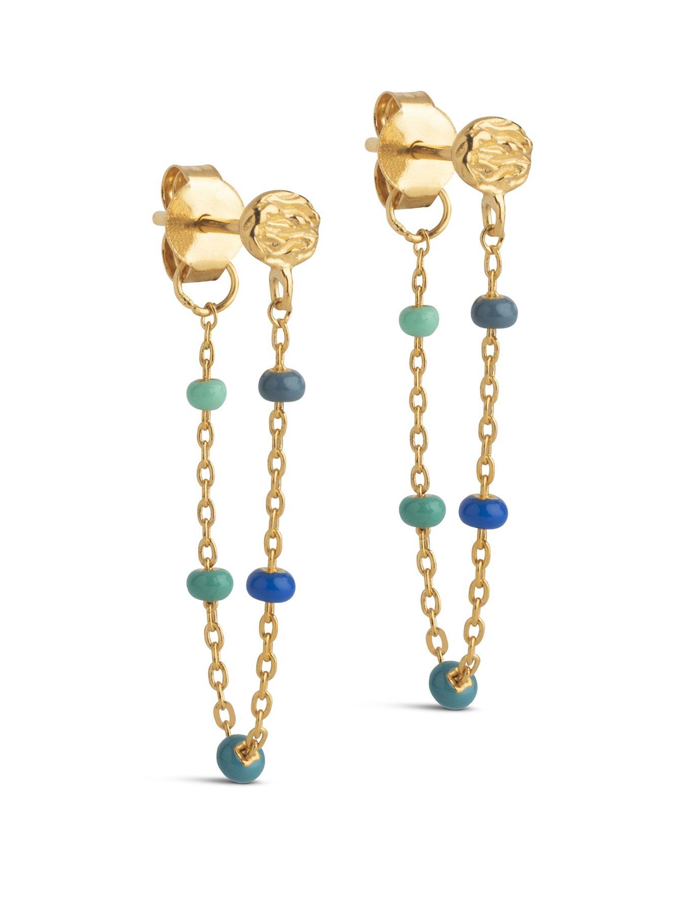 undefined Lola Earring 18ct Gold Plated 925 Sterling Silver - Atlantic