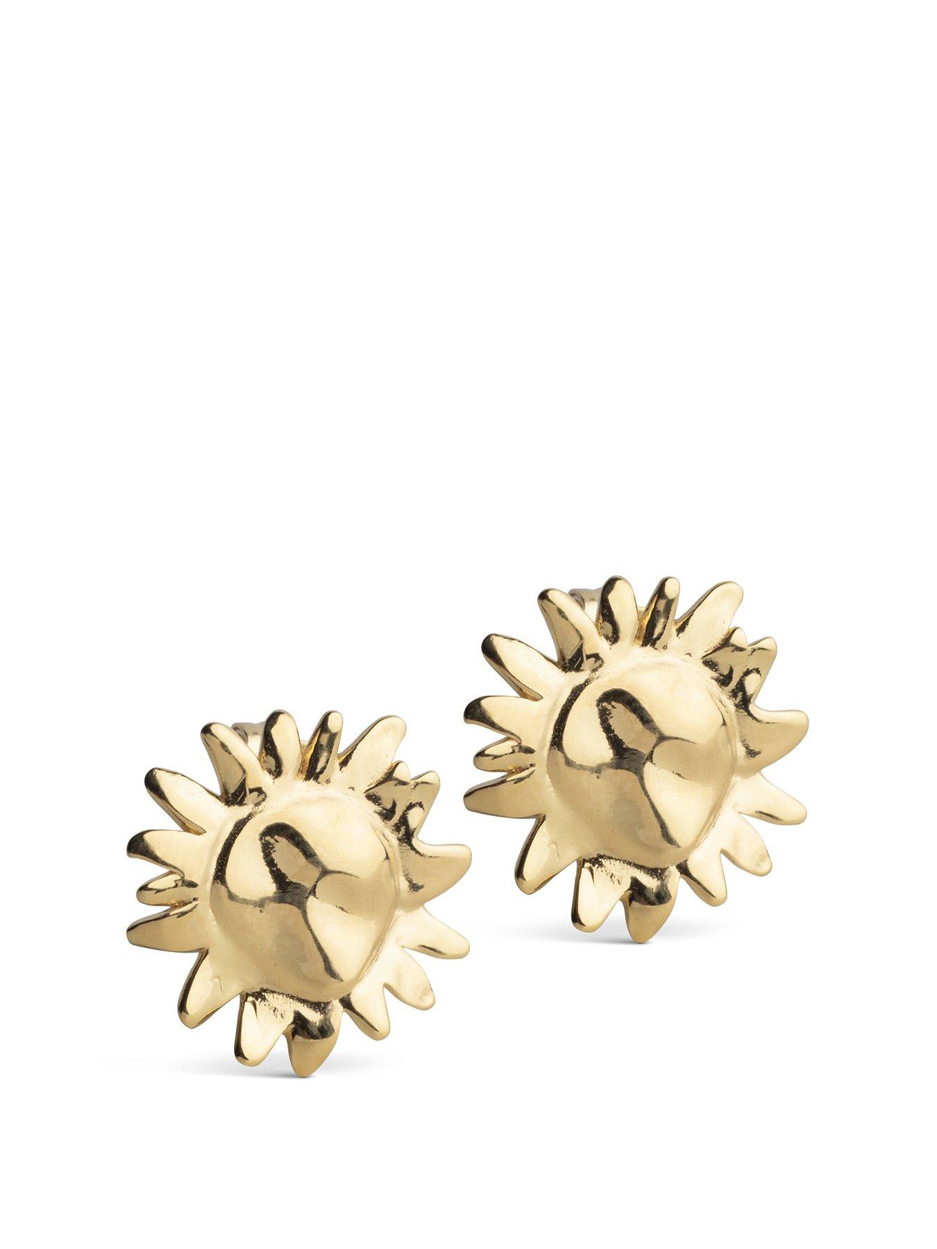 enamel-copenhagen-sunshine-field-large-studs-18ct-gold-plated-925-sterling-silver