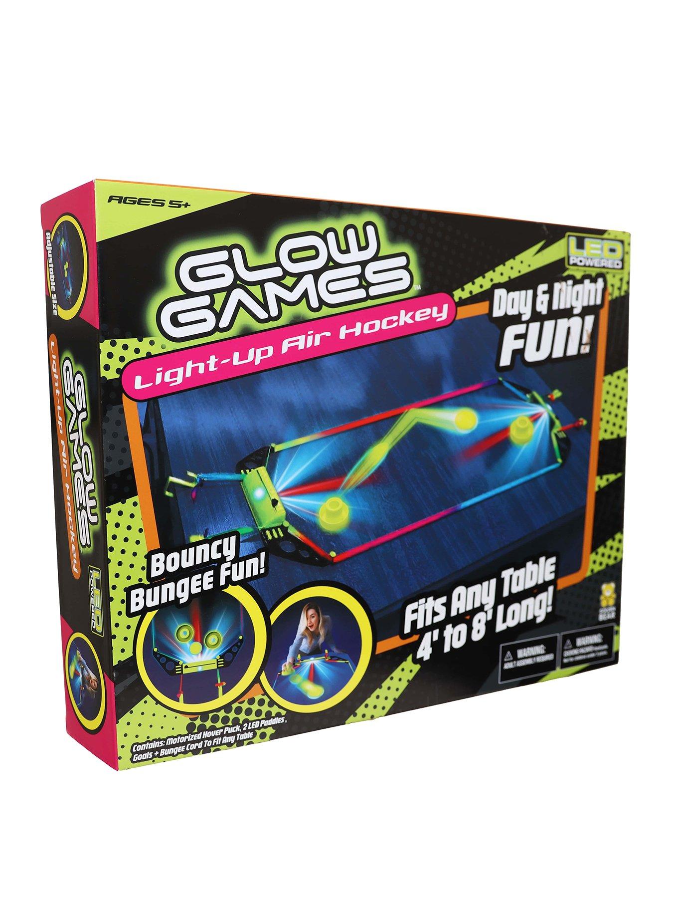 Glow Games Light-Up Air Hockey