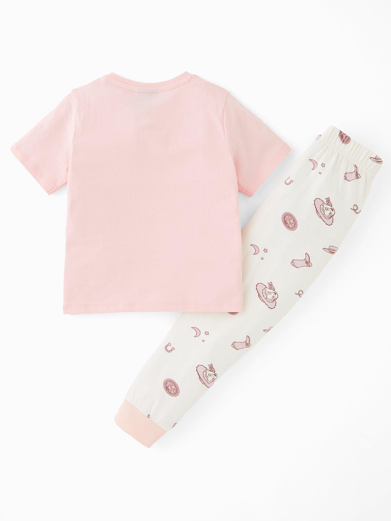 back image of toy-story-disney-toy-story-jessie-short-sleeve-pyjamas-pink