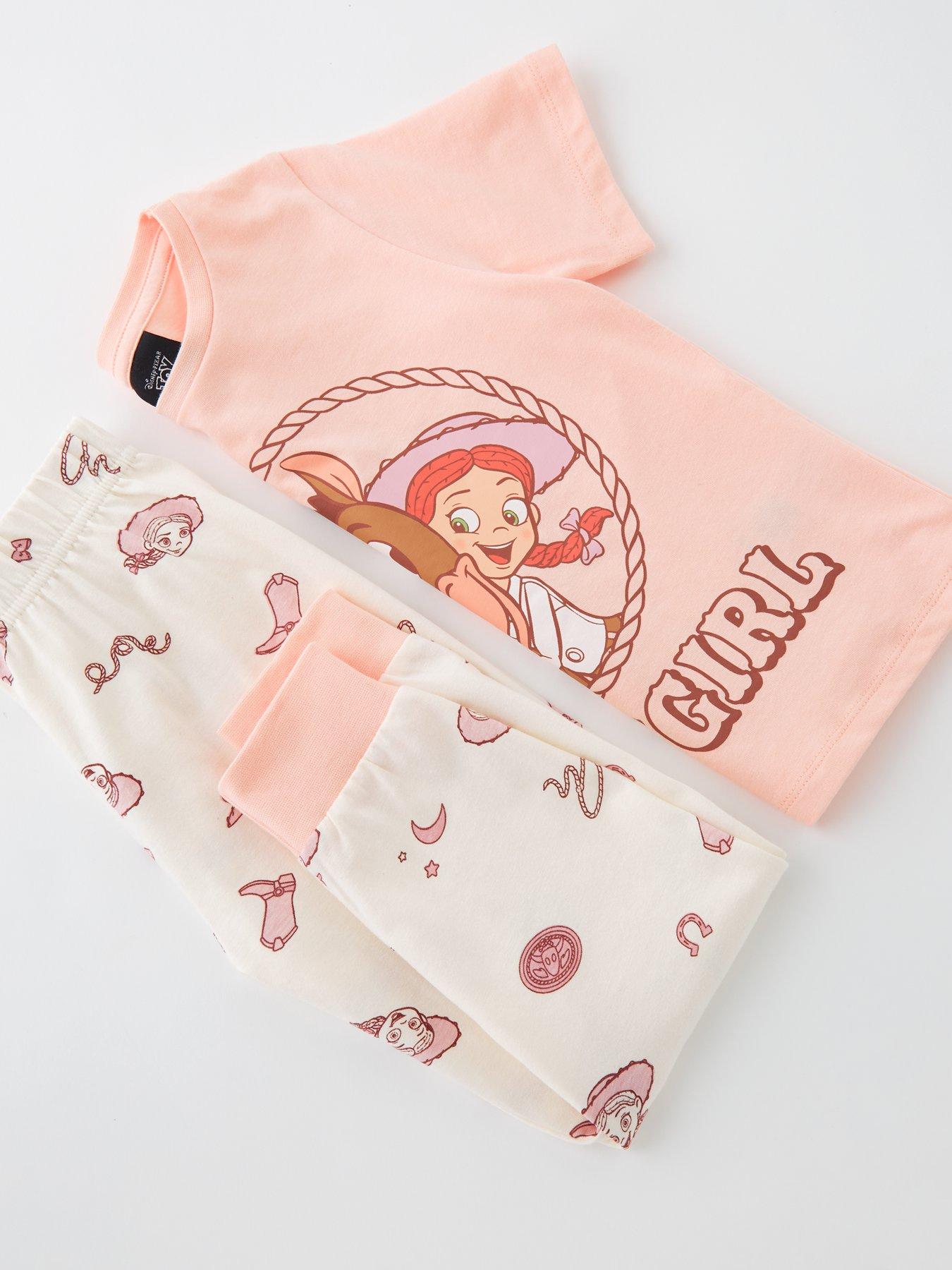  image of toy-story-disney-toy-story-jessie-short-sleeve-pyjamas-pink