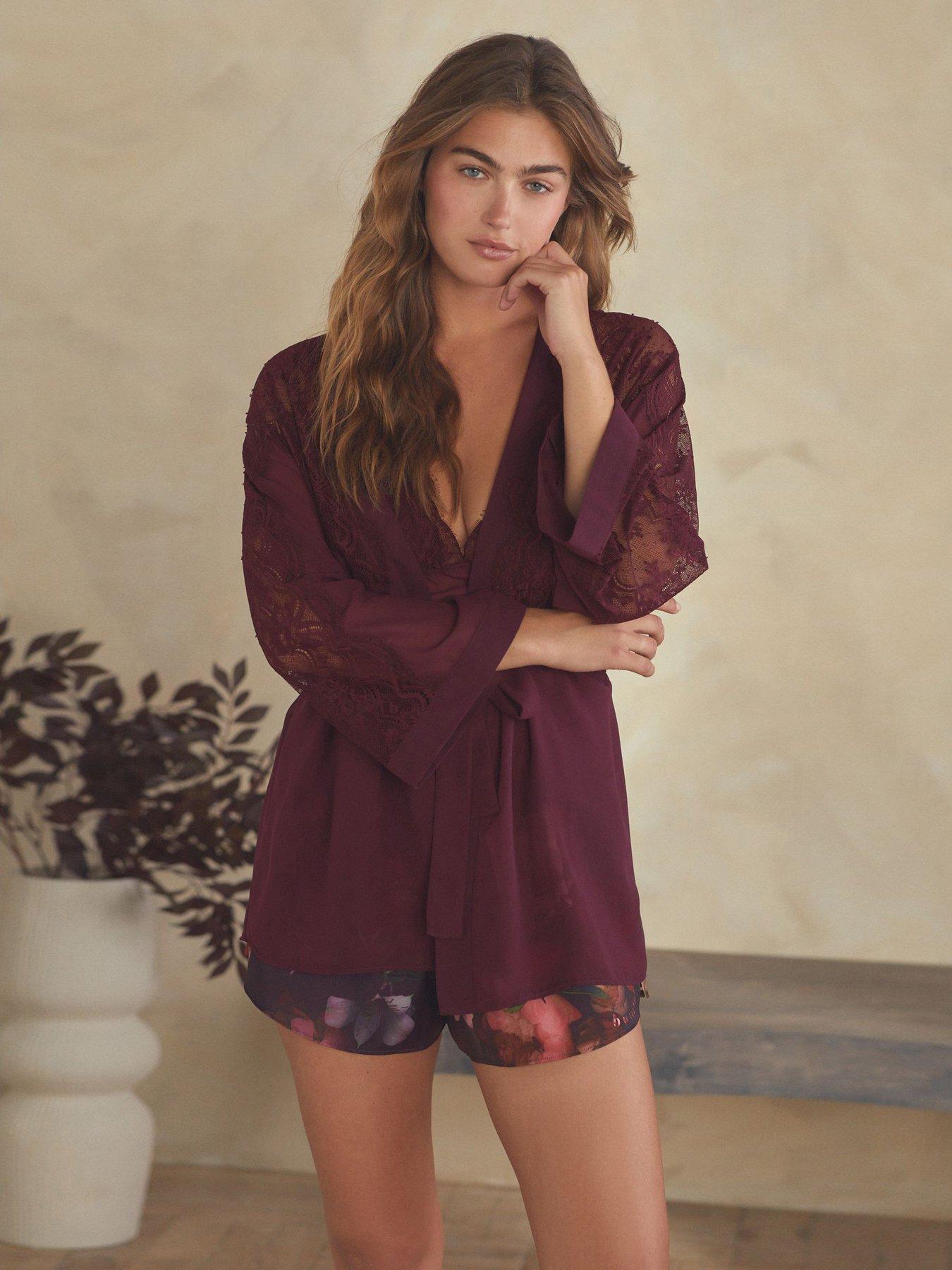 undefined Aubergine Robe - Purple