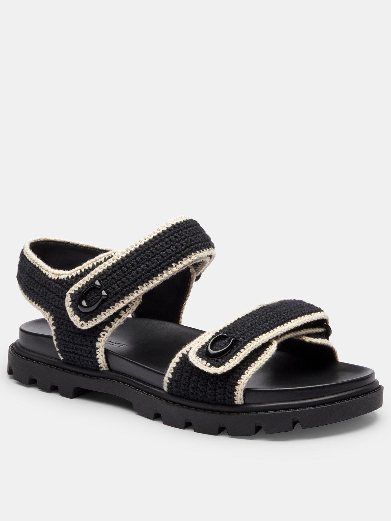 Image 3 of 5 of COACH Brynn Crochet Sandal