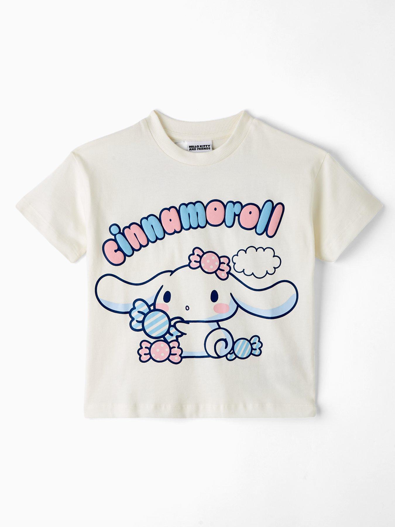Hello Kitty Cinnamoroll T-Shirt - White