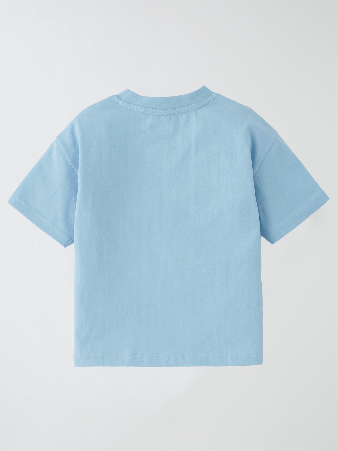 back image of bluey-t-shirt-blue