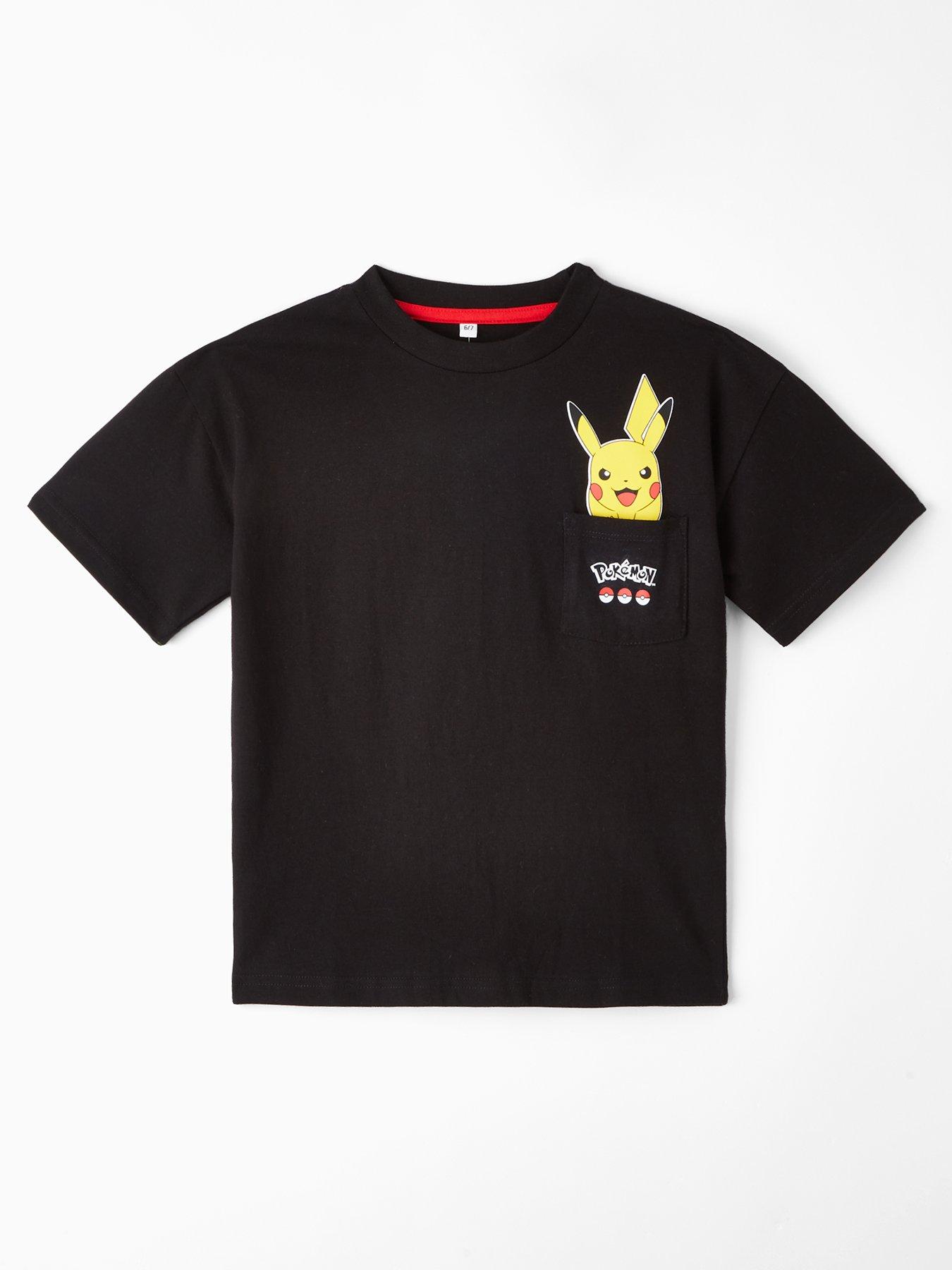 Pokemon Short Sleeve T-Shirt - Black