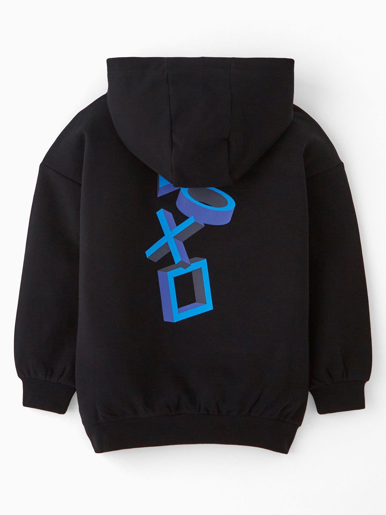 back image of playstation-back-print-hoodienbsp--black