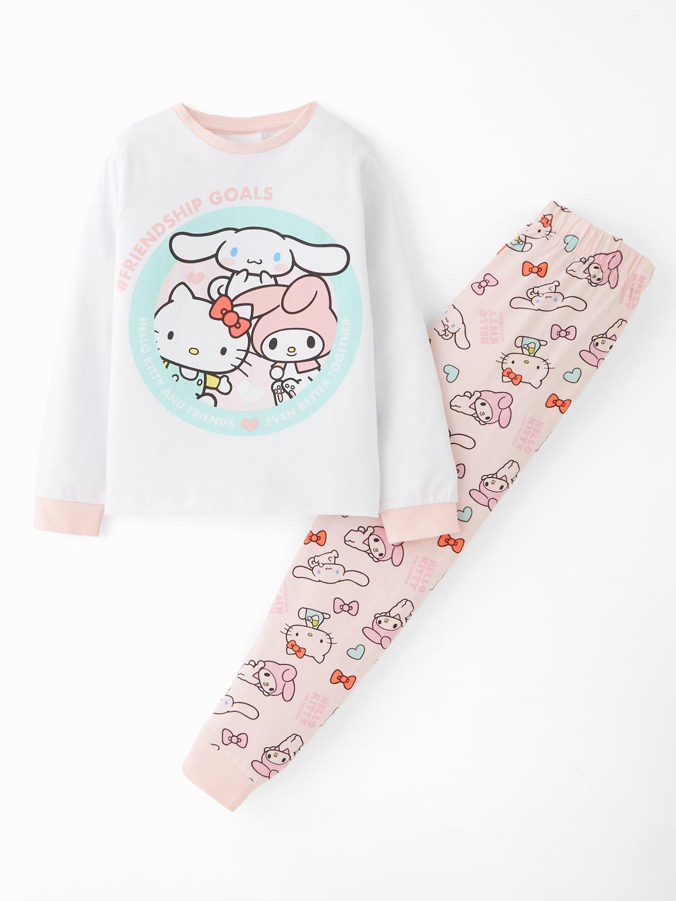 Hello Kitty And Friends Long Sleeve Pyjamas - Pink