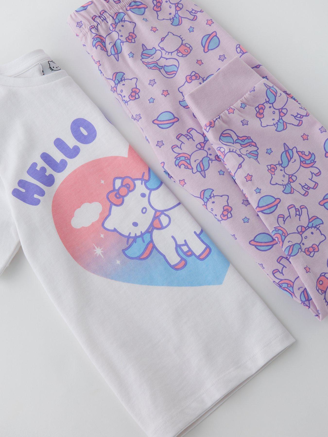 Image 4 of 4 of Hello Kitty Unicorn Short Sleeve Pyjamas - Multi
