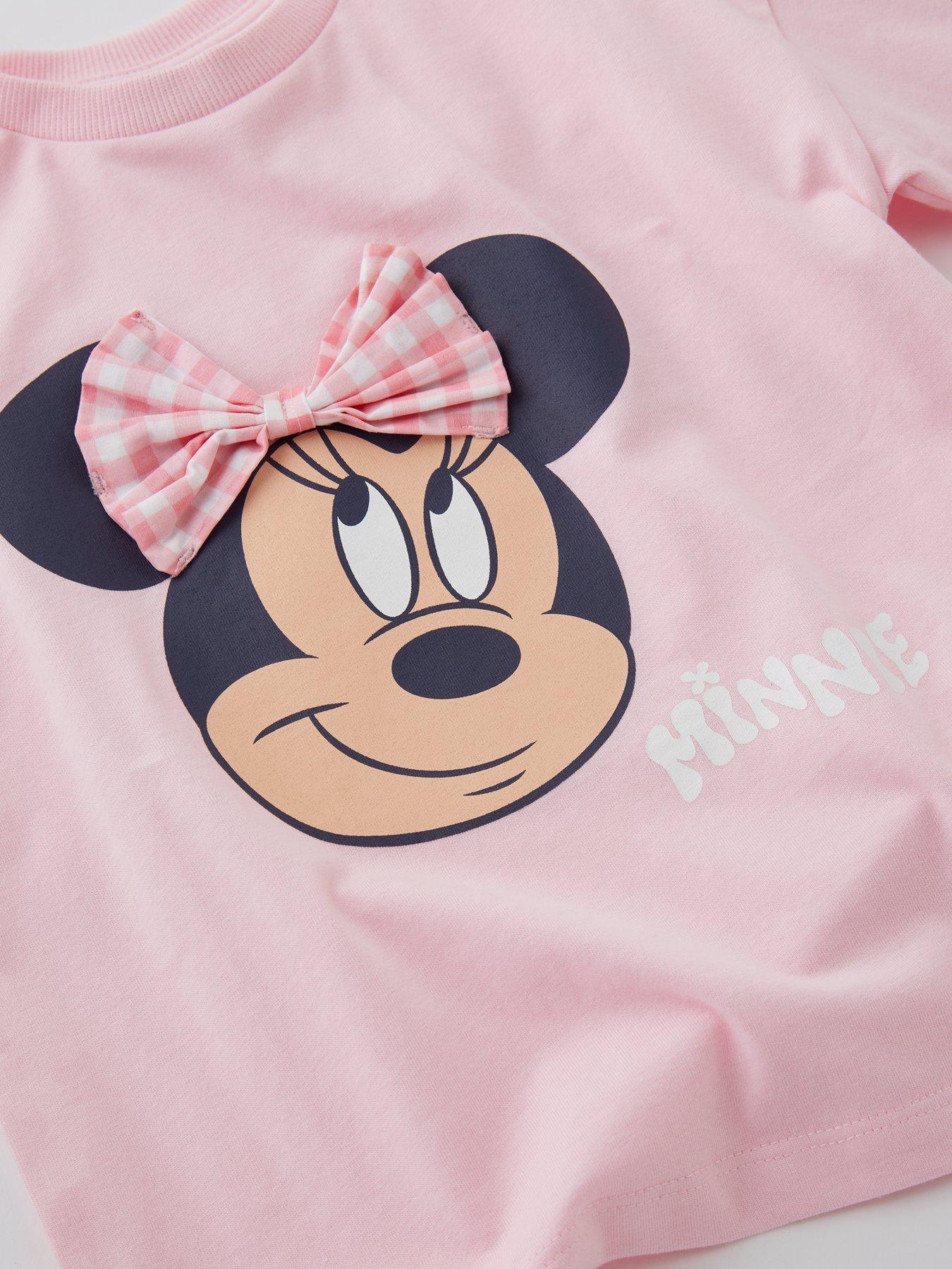  image of minnie-mouse-3d-gingham-bow-long-sleeve-tee