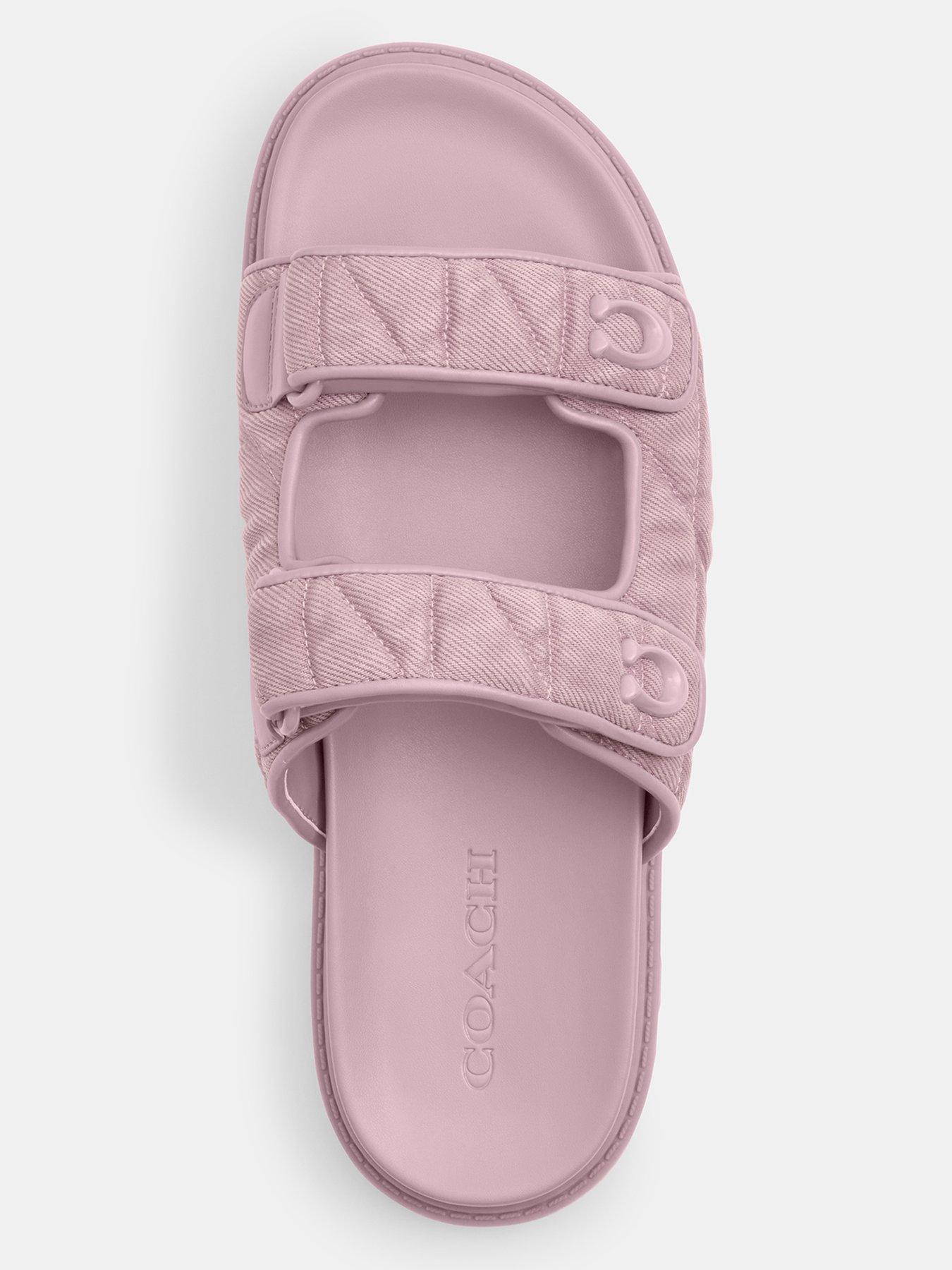  image of coach-sculpted-c-quilted-washed-denim-double-band-sandal-pink