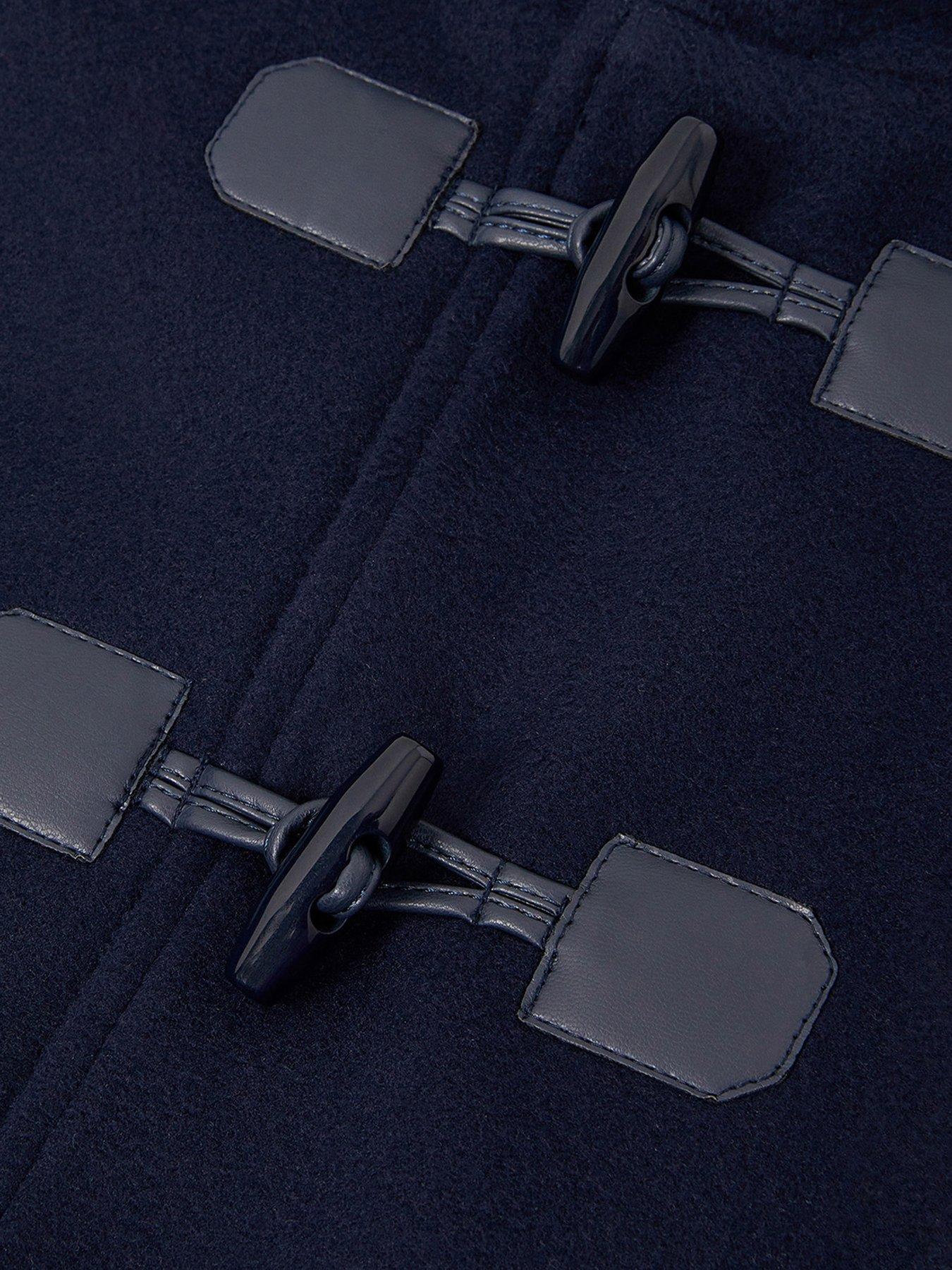 Image 3 of 3 of Monsoon Boys Duffle Coat - Navy