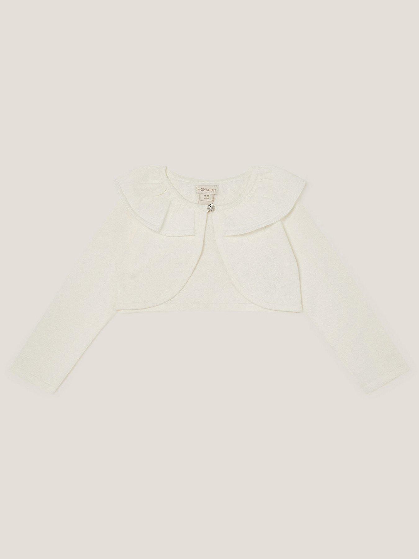  image of monsoon-baby-girls-oversized-collar-cardigan-light-cream