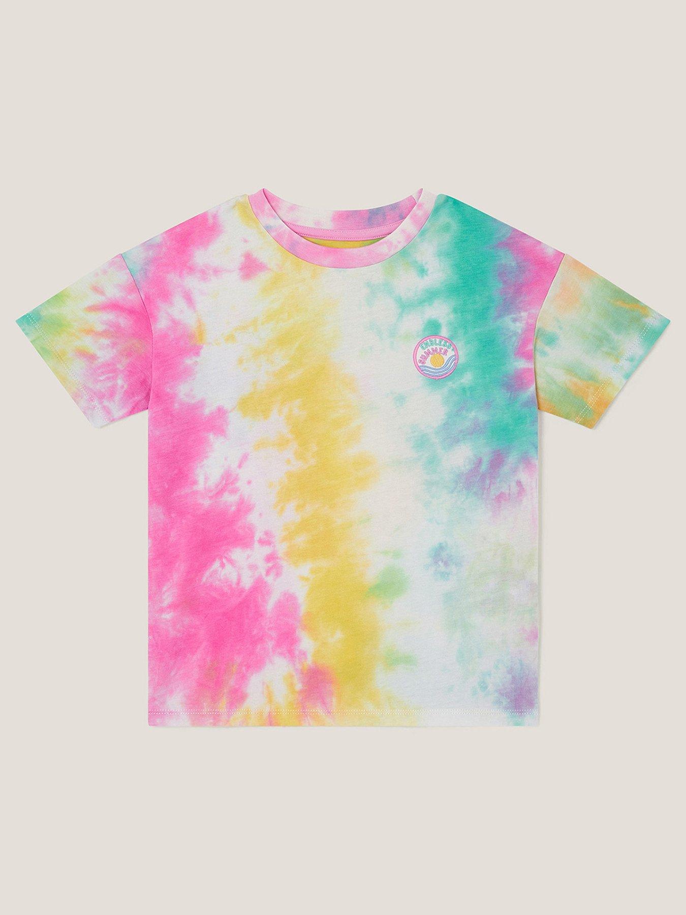 undefined Girls Tie Dye Tshirt - Multi
