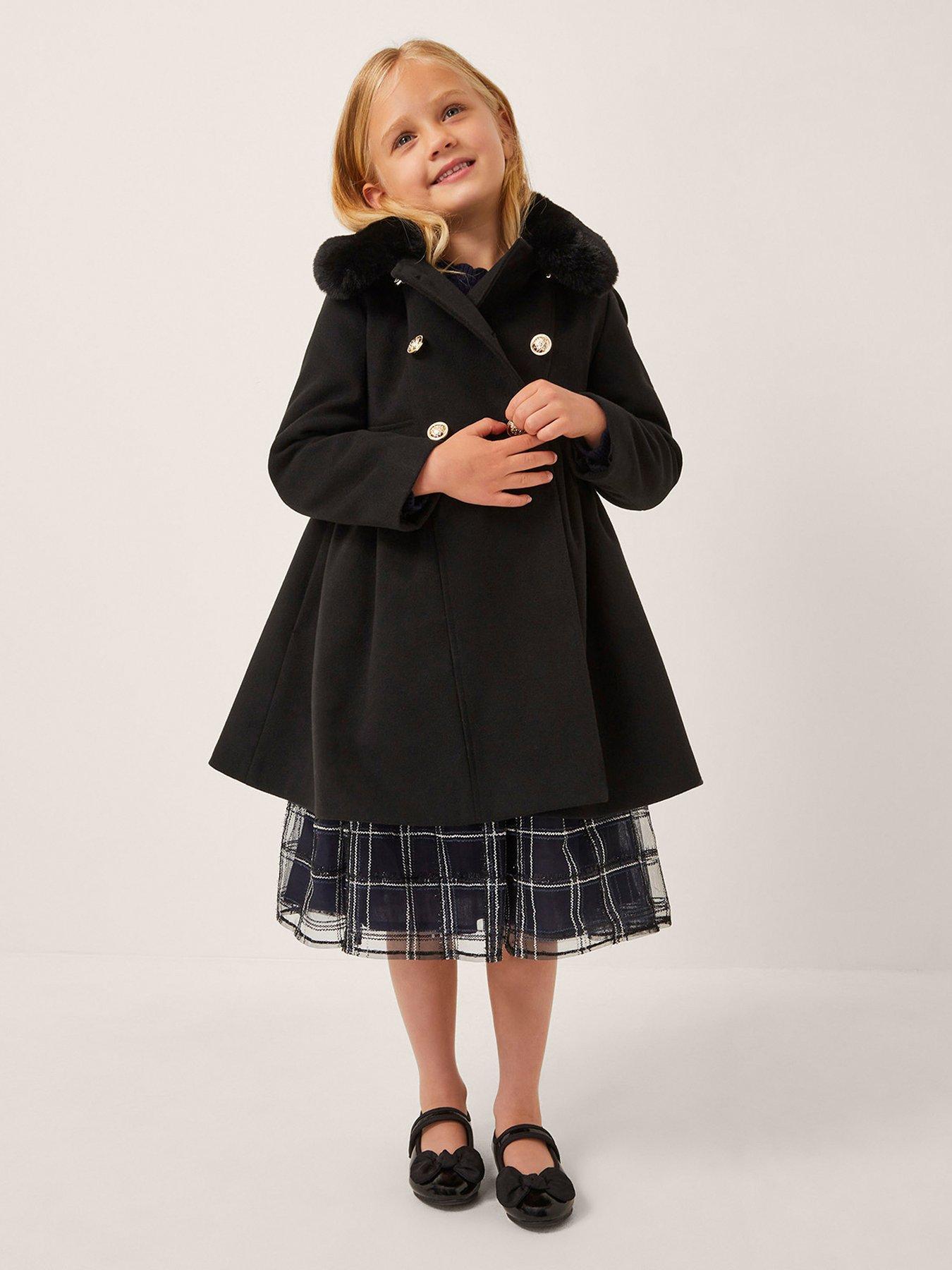 undefined Girls Coat - Black