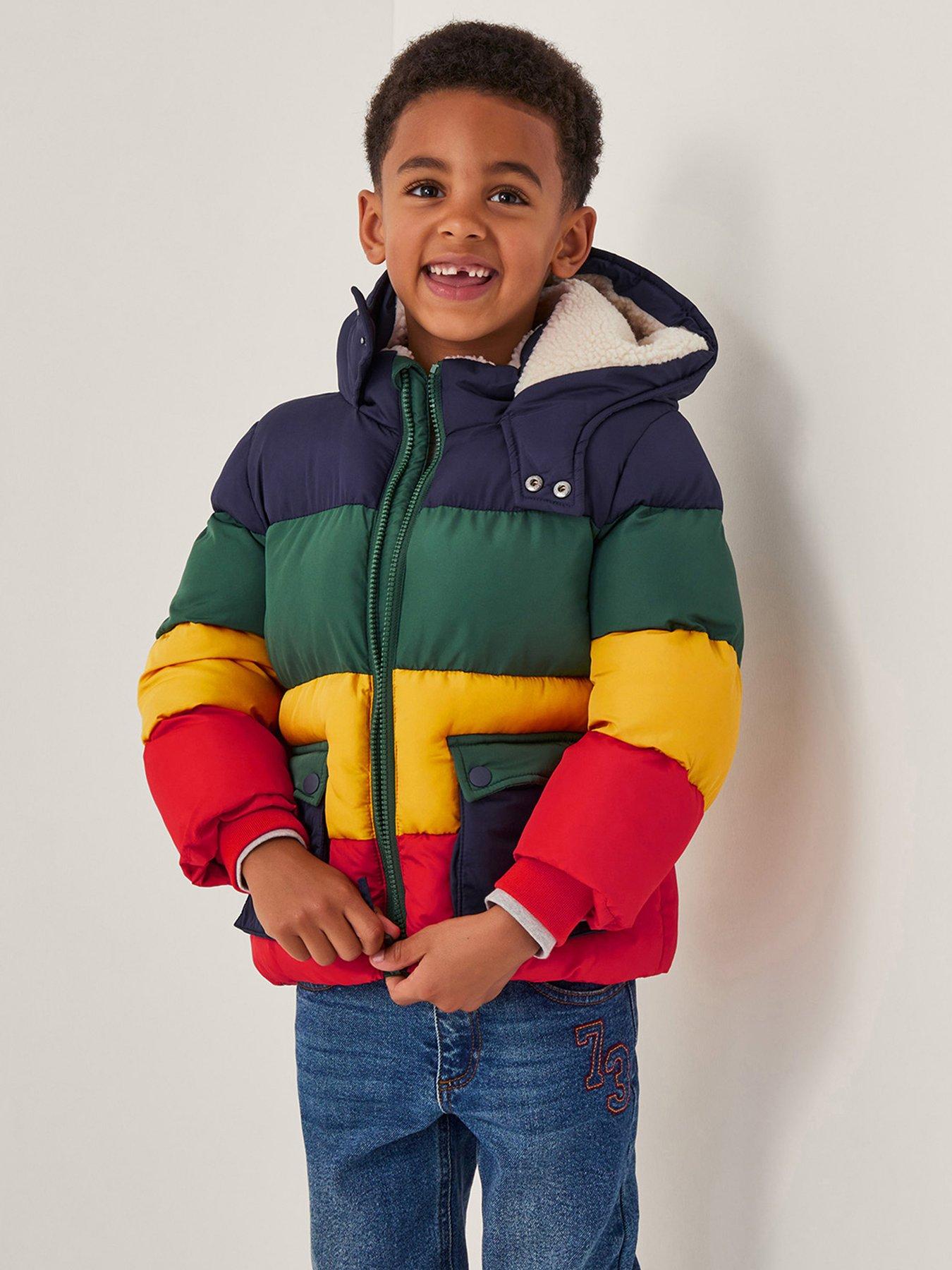 undefined Boys Colourblock Padded Jacket - Multi