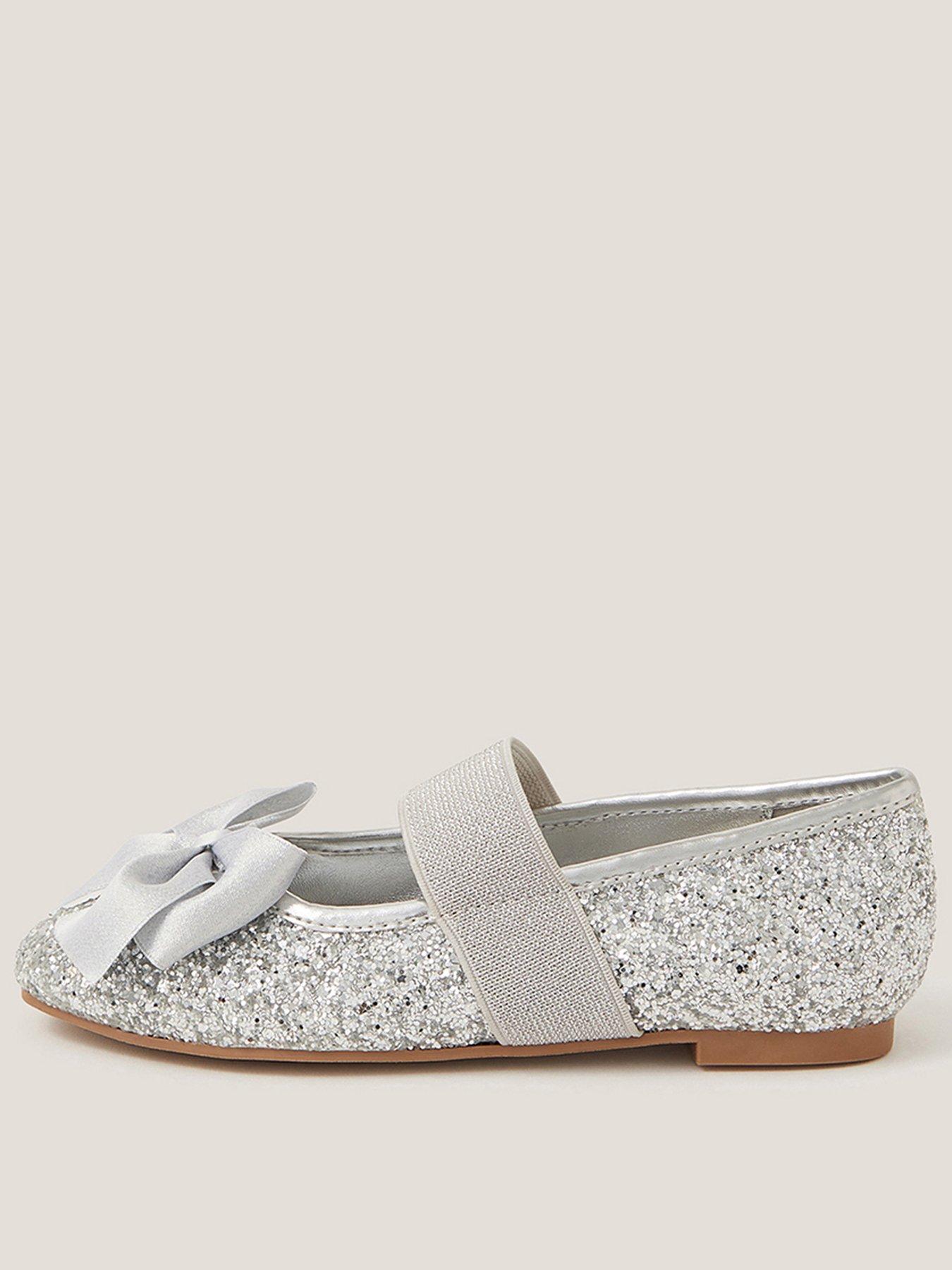 monsoon-girls-glitter-bow-ballerina-shoes-silver